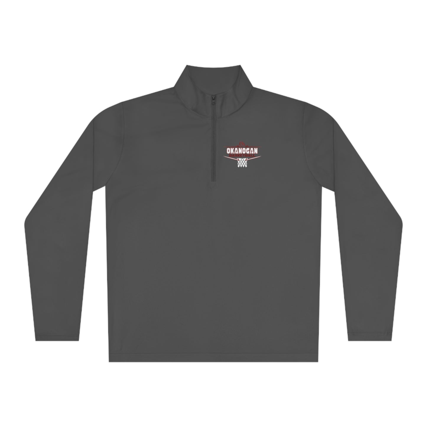 OKANOGAN BASKETBALL Quarter-Zip Pullover