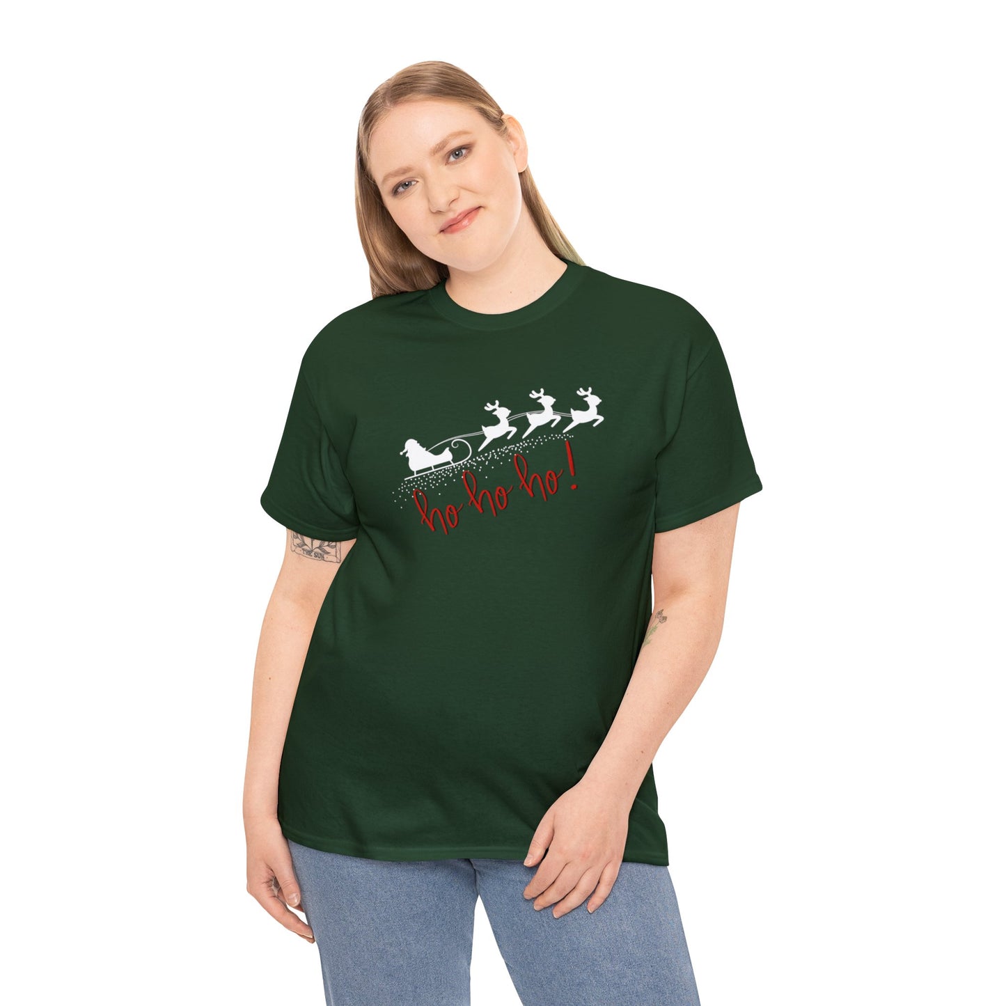 Ho Ho Ho Heavy Cotton Tee