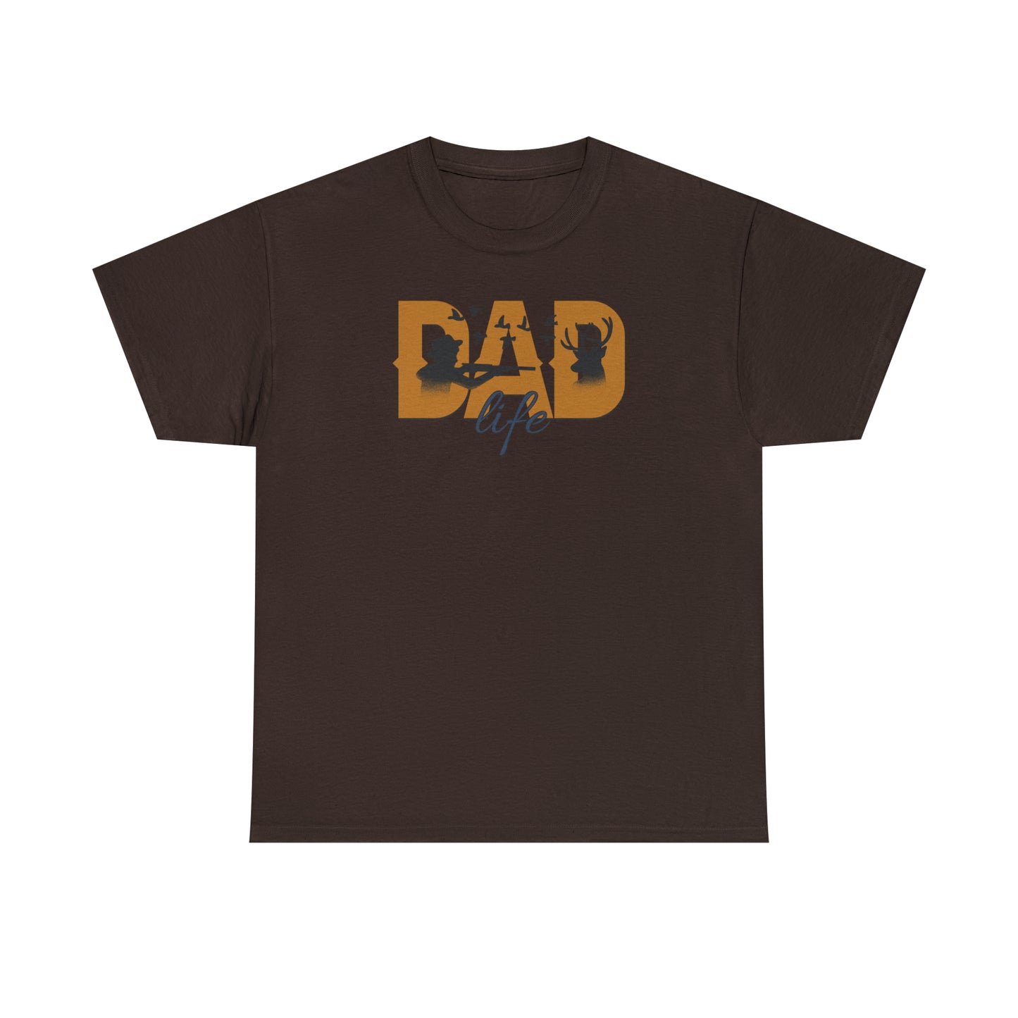 DAD LIFE HUNTING TEE-Unisex Heavy Cotton Tee