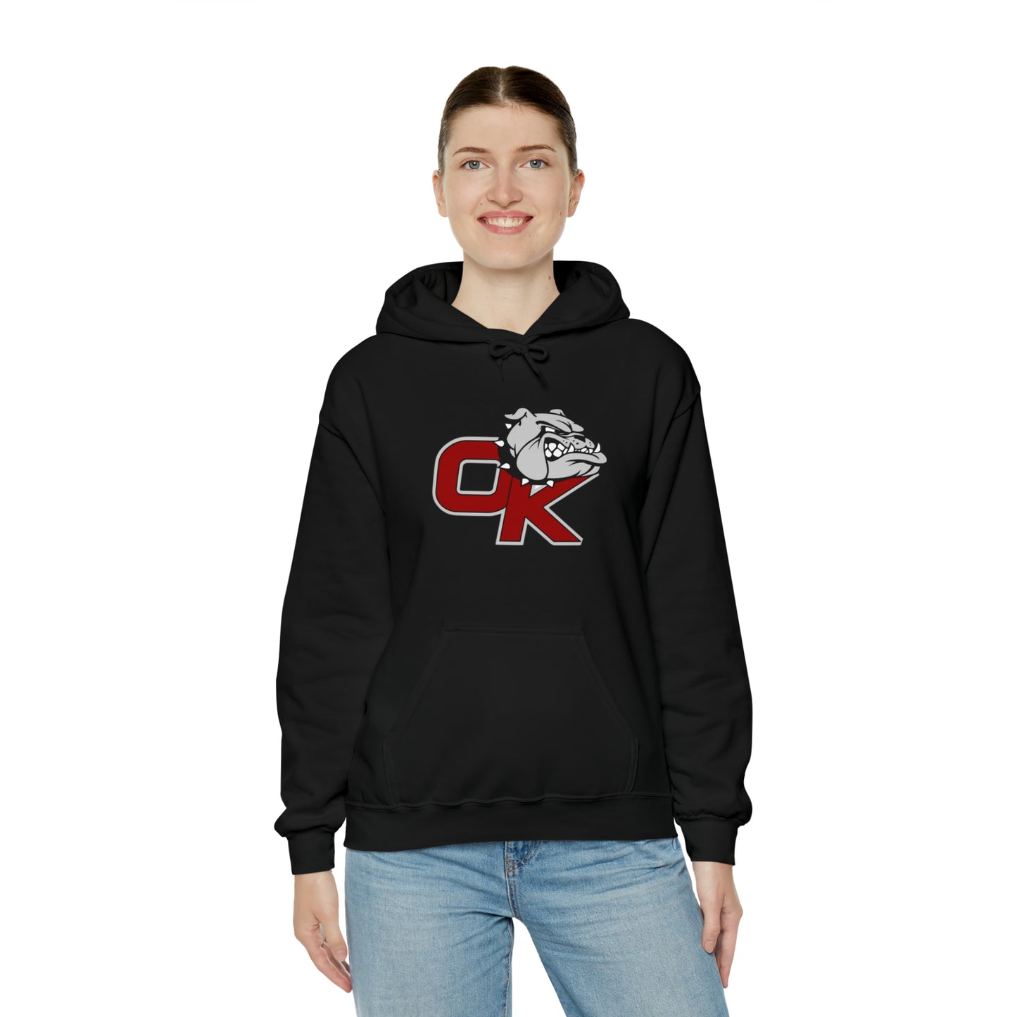 OK BULLDOGS-Unisex Heavy Blend™ Hooded Sweatshirt