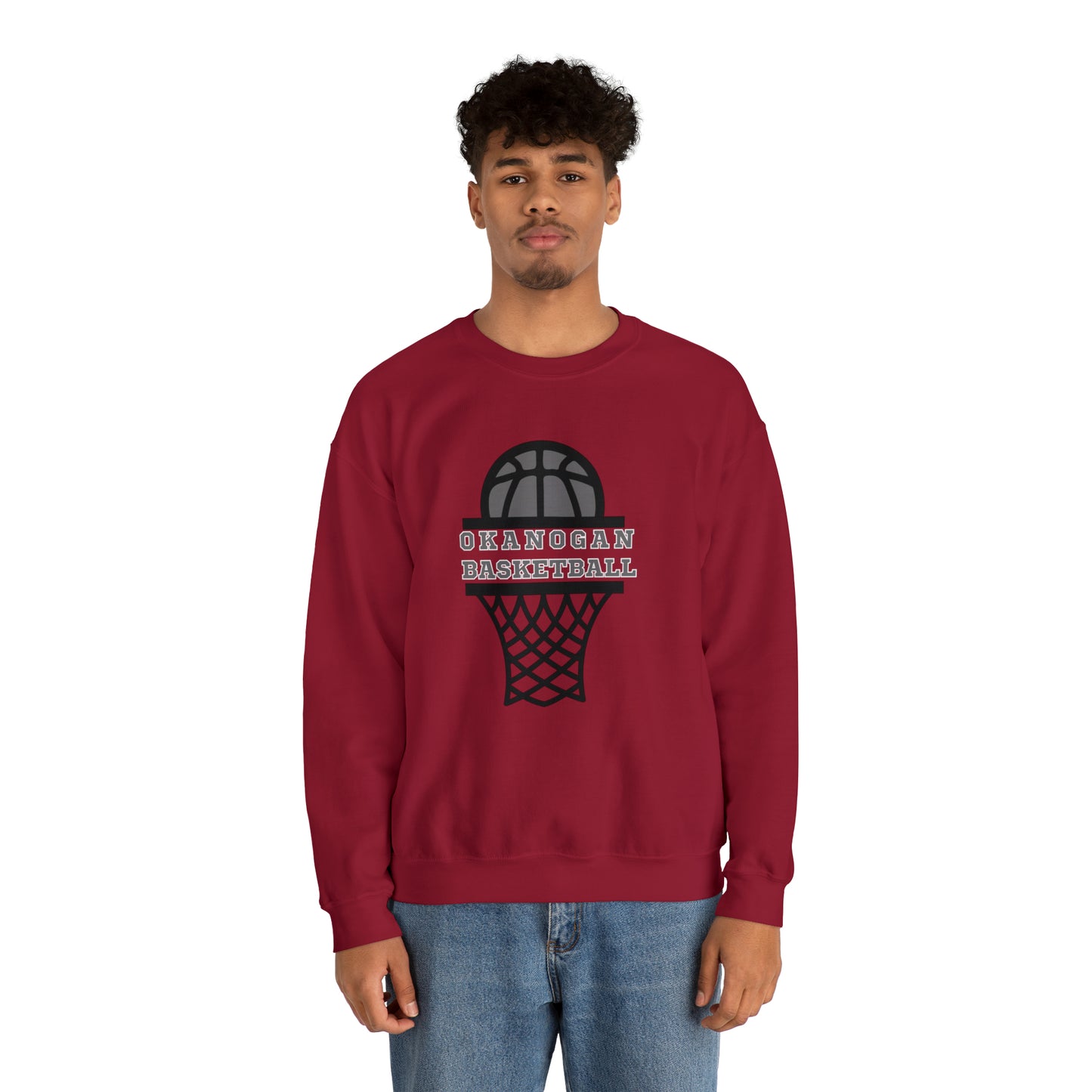 OKANOGAN BASKETBALL- Crewneck Sweatshirt