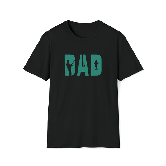 DAD FISH TEE-Unisex Softstyle T-Shirt