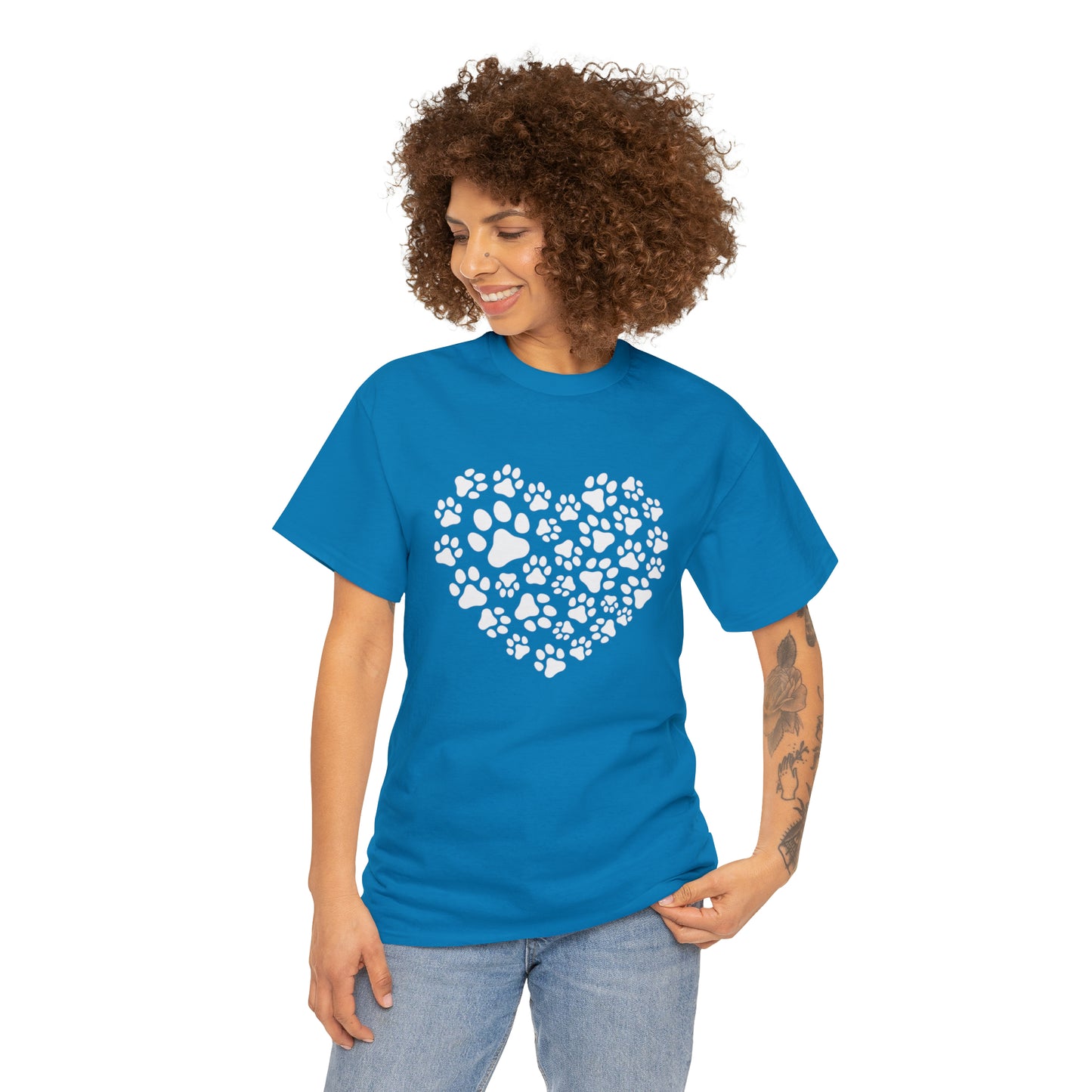 HEART OF PAWS-Unisex Heavy Cotton Tee