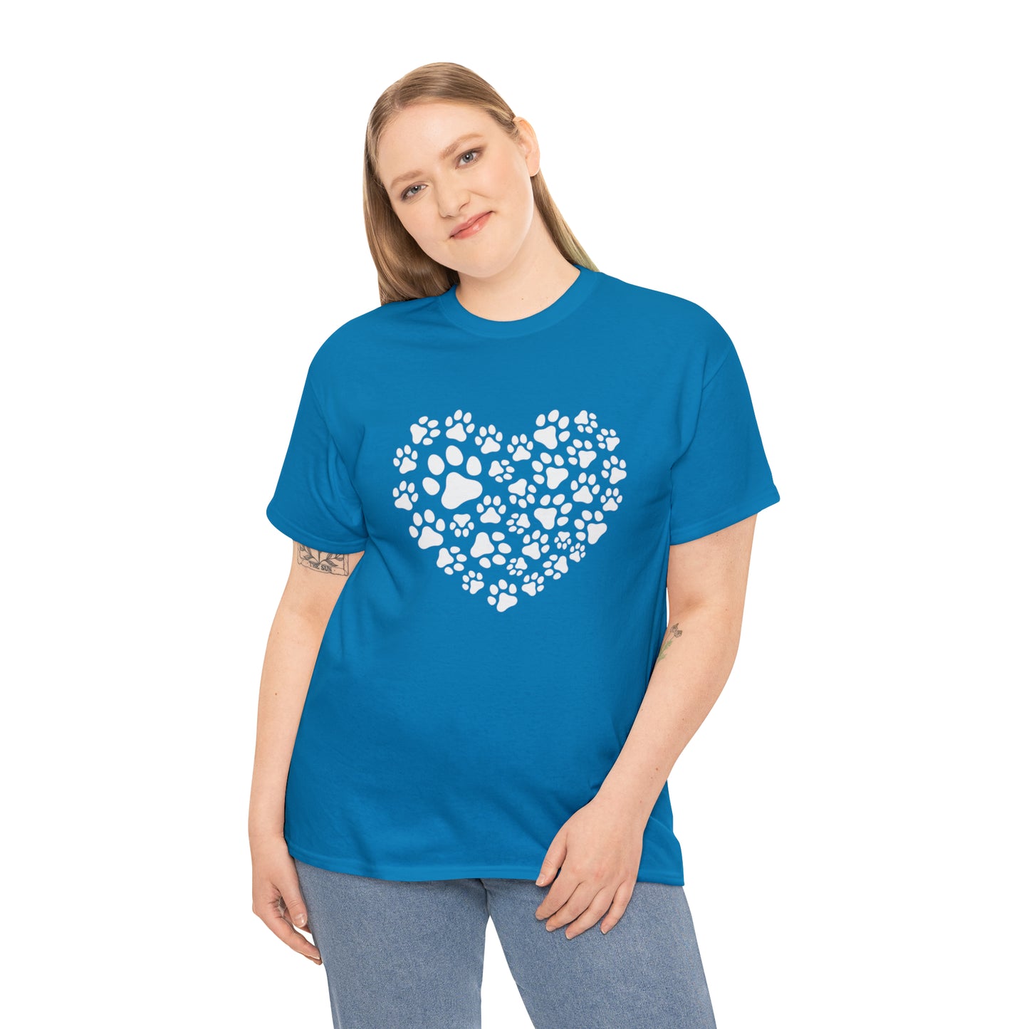 HEART OF PAWS-Unisex Heavy Cotton Tee