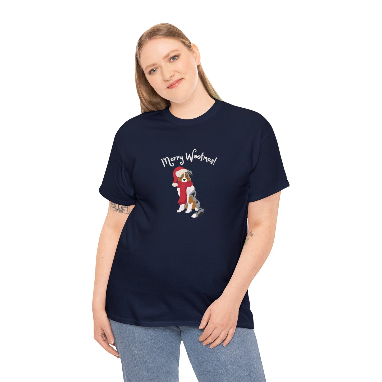 Merry Woofmas Heavy Cotton Tee