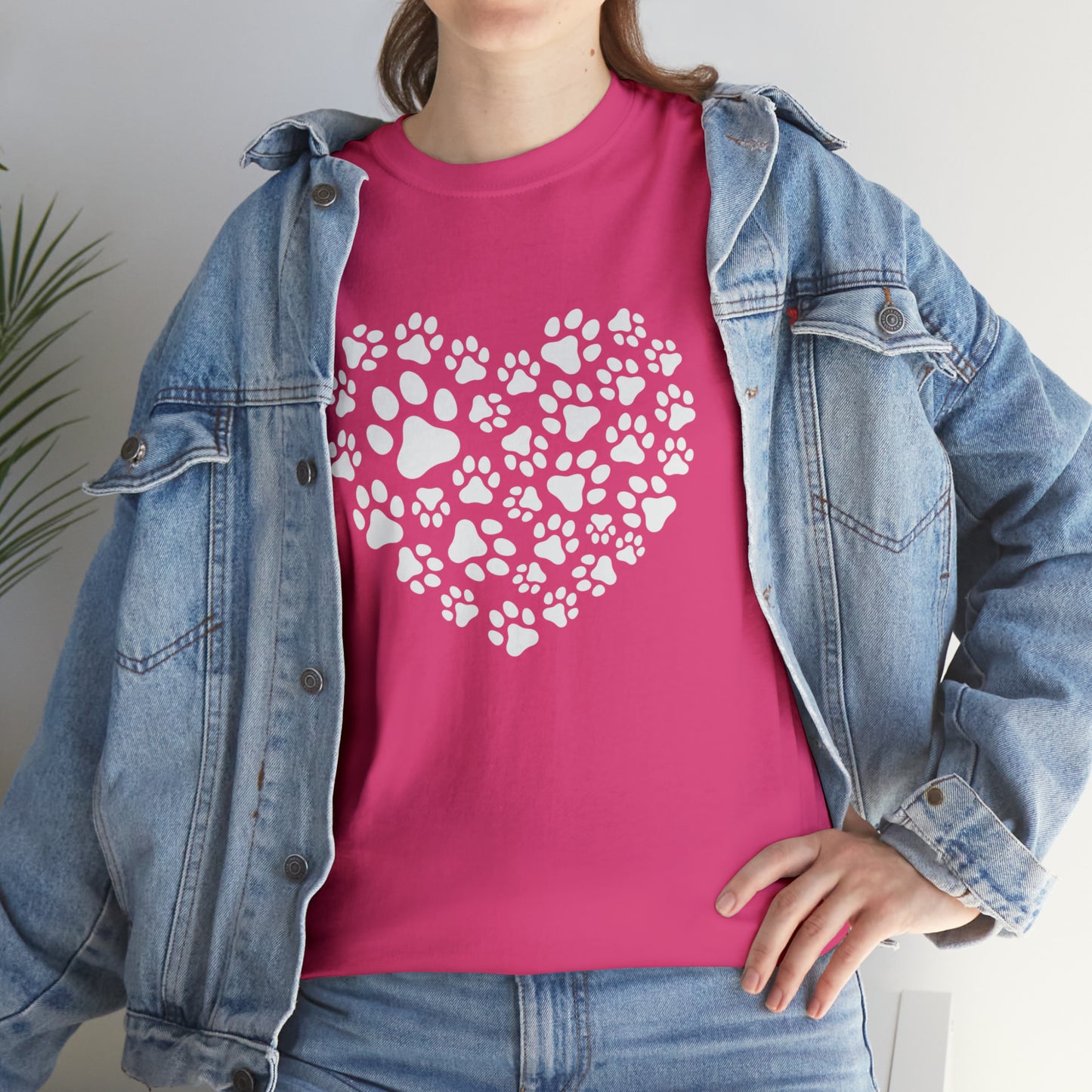 HEART OF PAWS-Unisex Heavy Cotton Tee