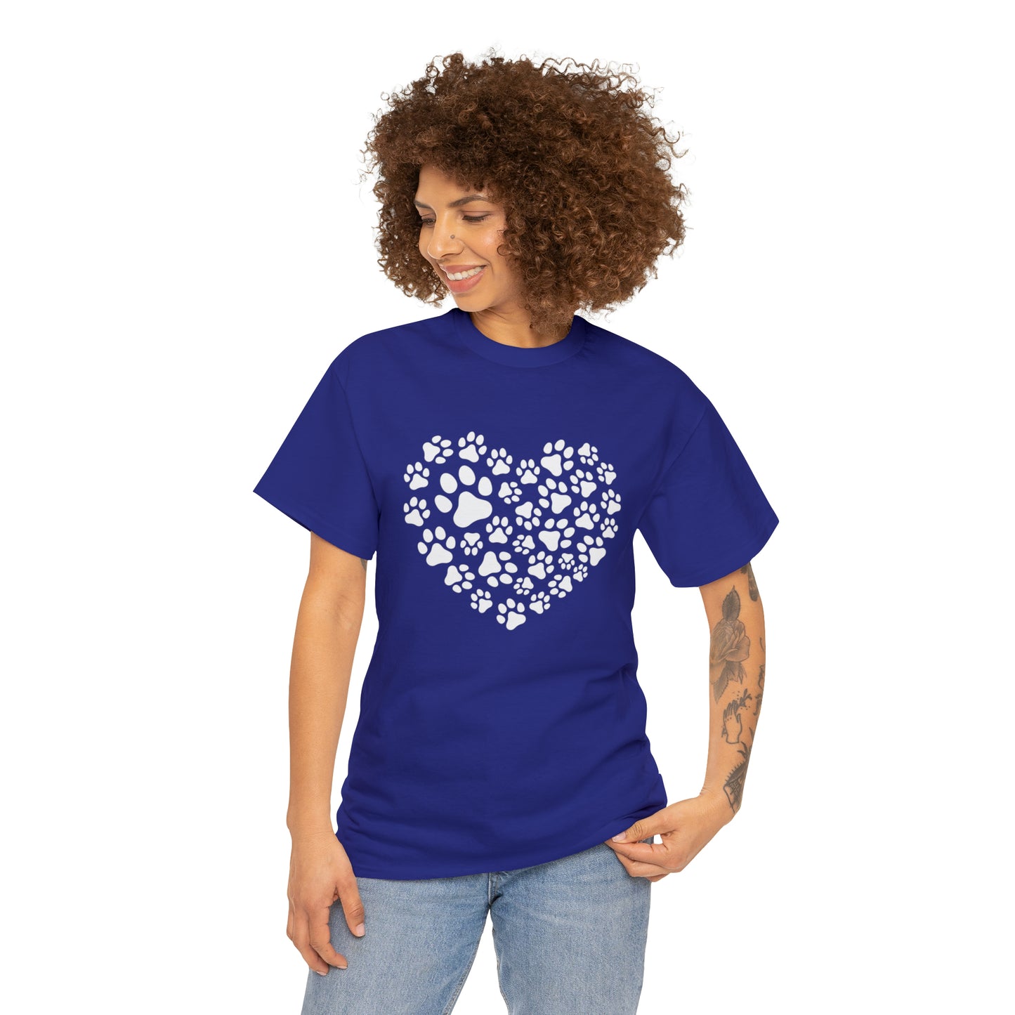 HEART OF PAWS-Unisex Heavy Cotton Tee