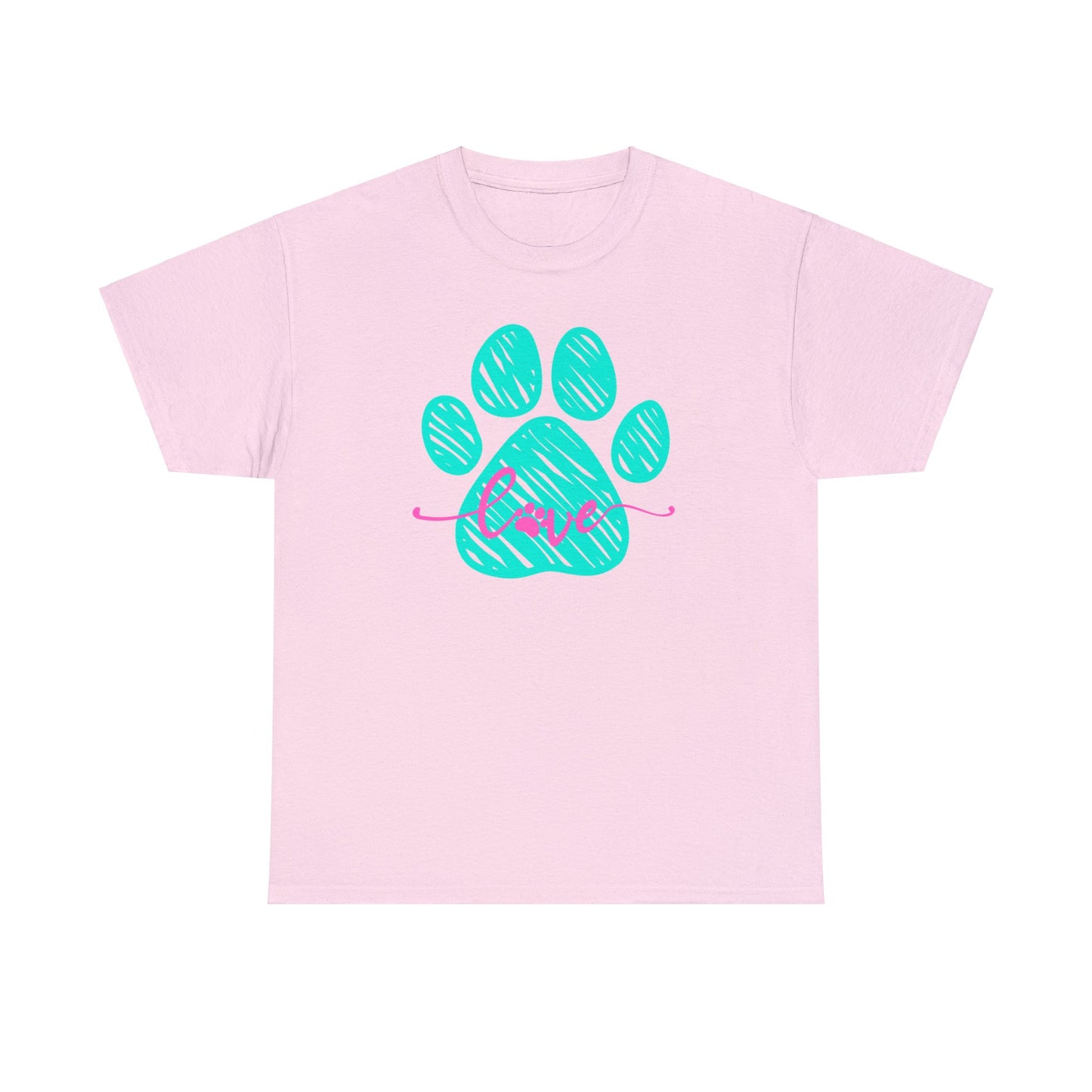 LOVE PAW TEE-Unisex Heavy Cotton Tee