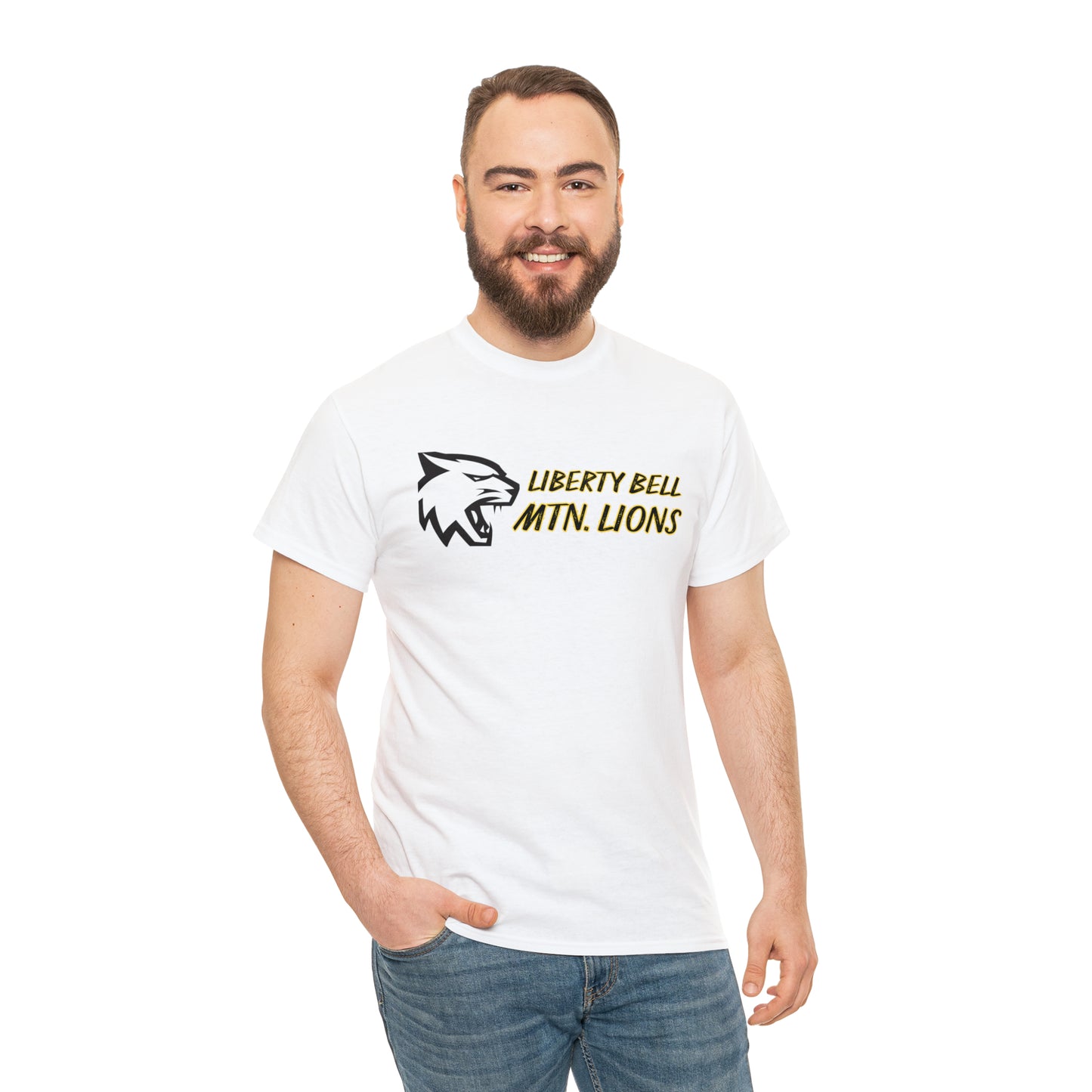 LIBERTY BELL MTN. LIONS-Unisex Heavy Cotton Tee