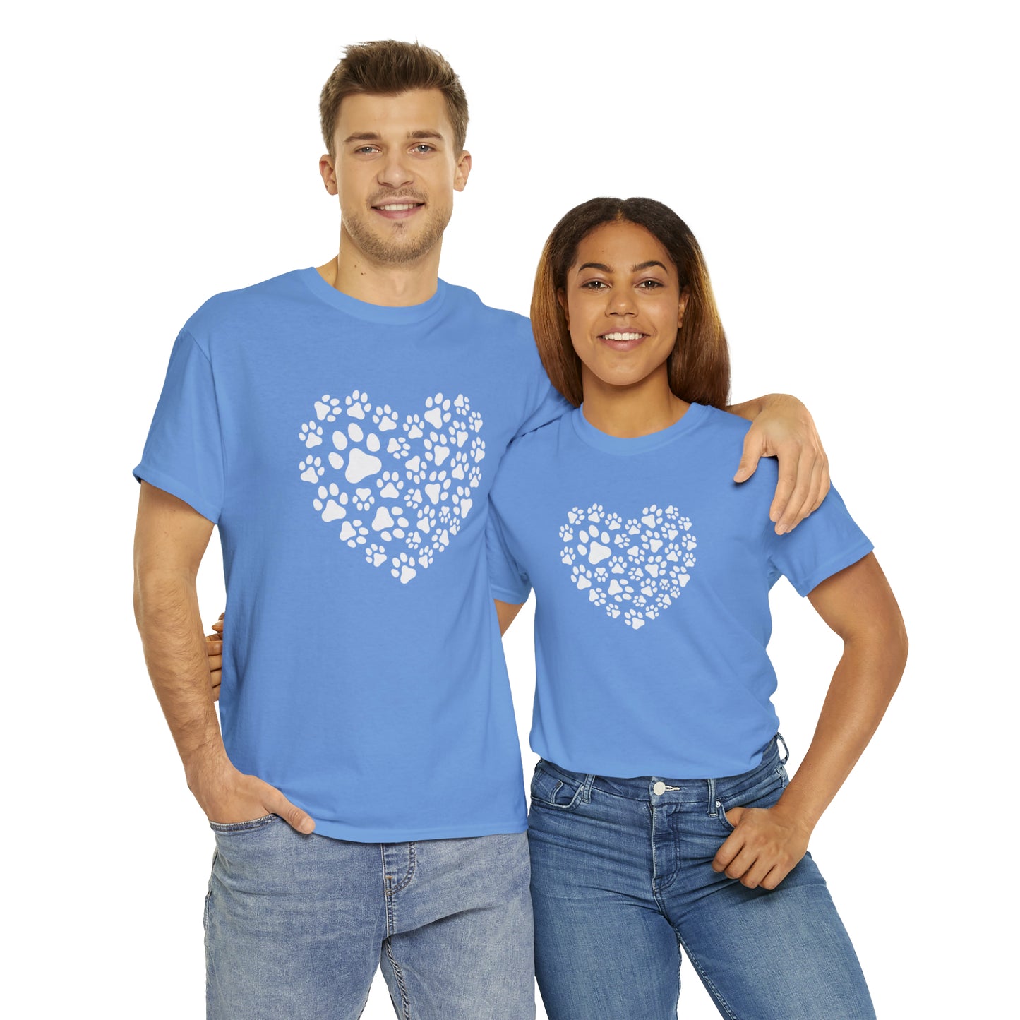 HEART OF PAWS-Unisex Heavy Cotton Tee