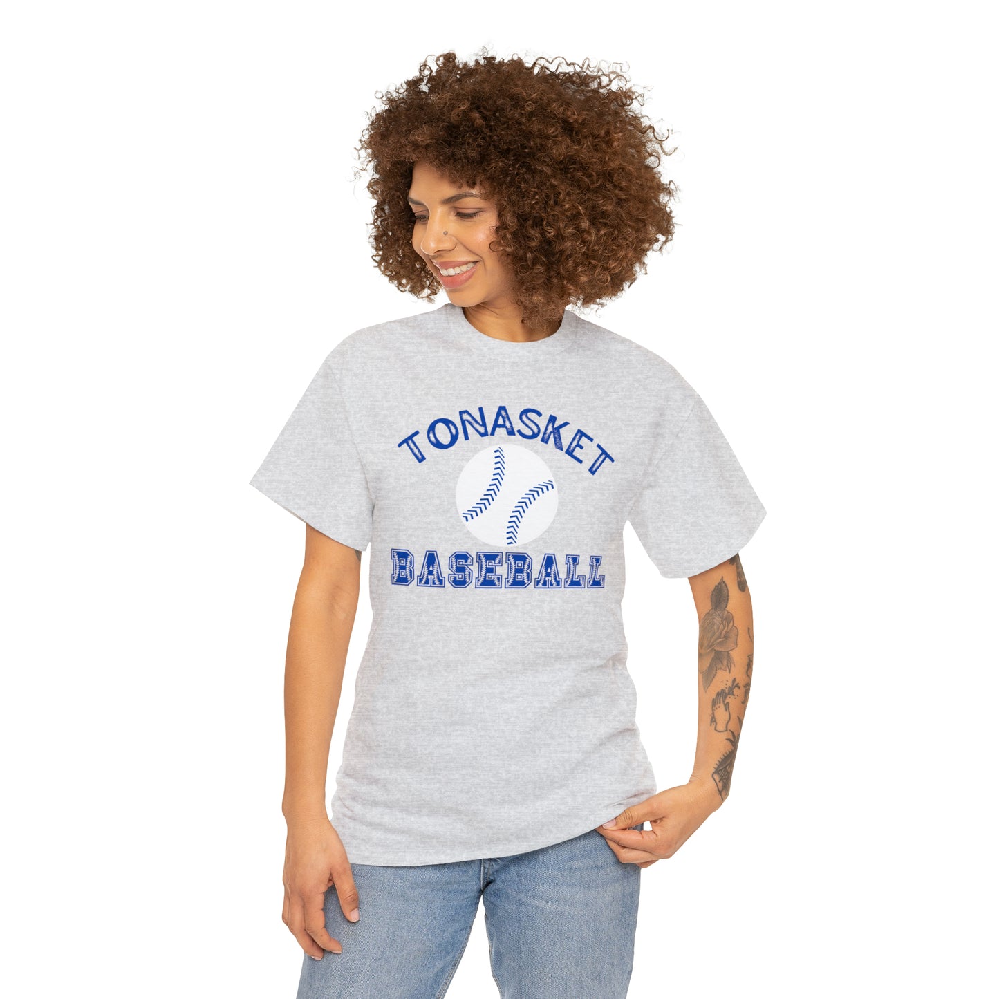 TONASKET BASEBALL-Unisex Heavy Cotton Tee