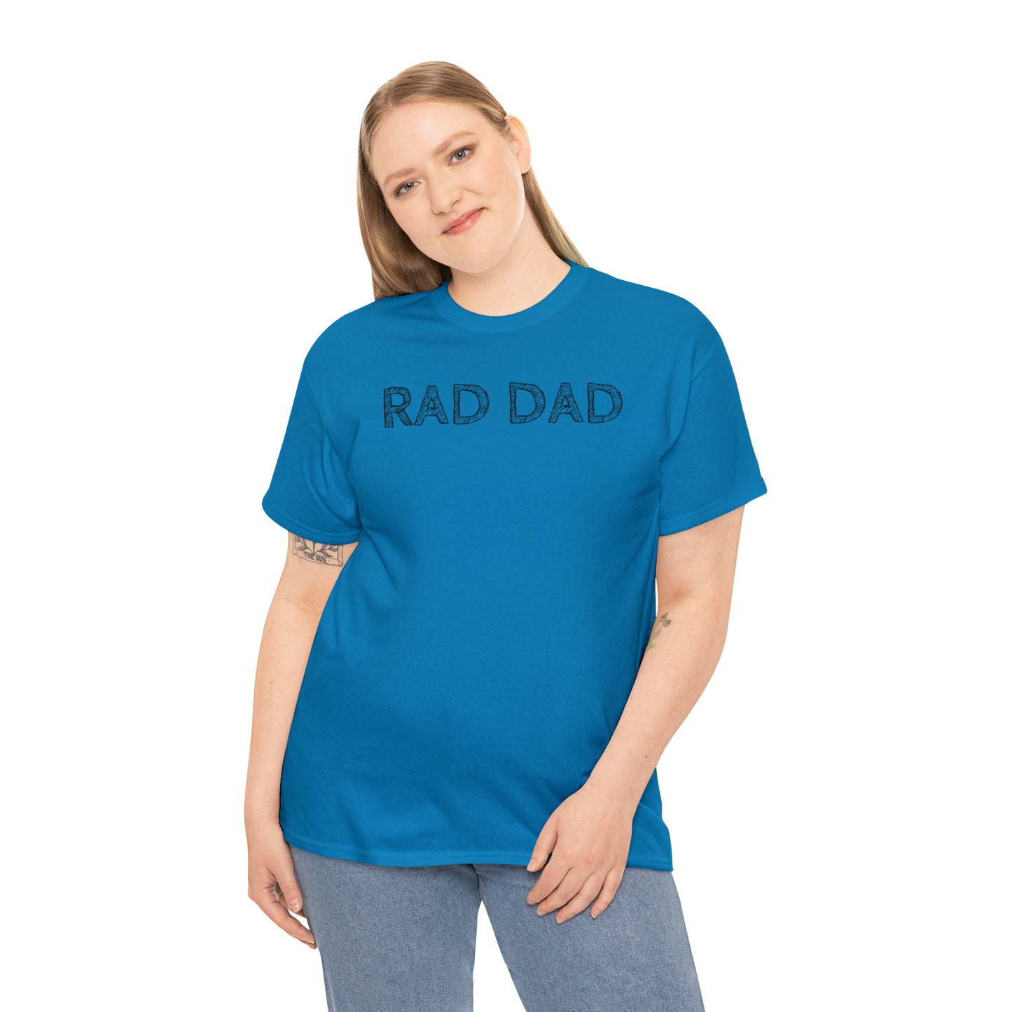 RAD DAD TEE-Unisex Heavy Cotton Tee