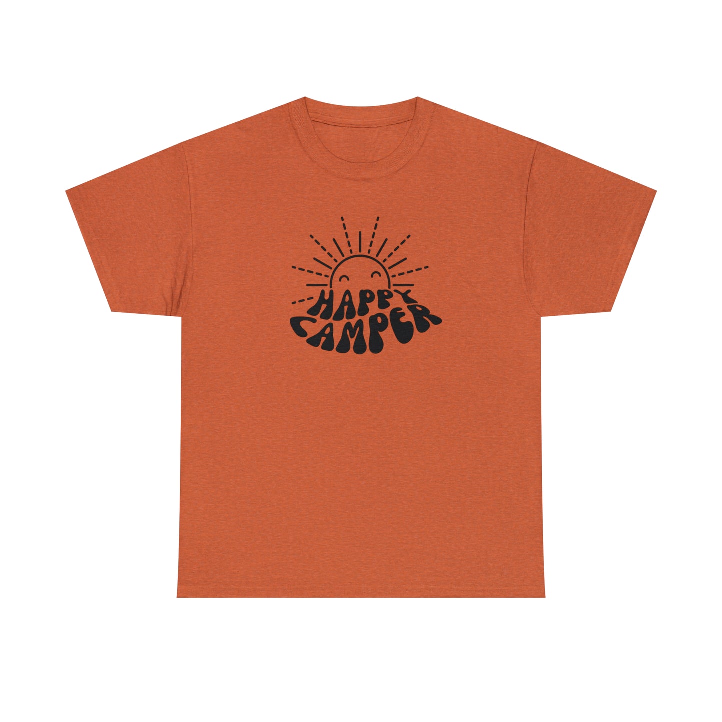 HAPPY CAMPER TEE-Unisex Heavy Cotton Tee