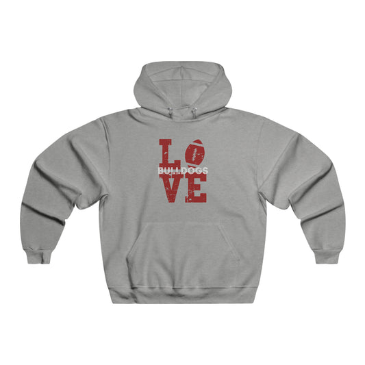 BULLDOGS LOVE HOODIE-Men's NUBLEND® Hooded Sweatshirt