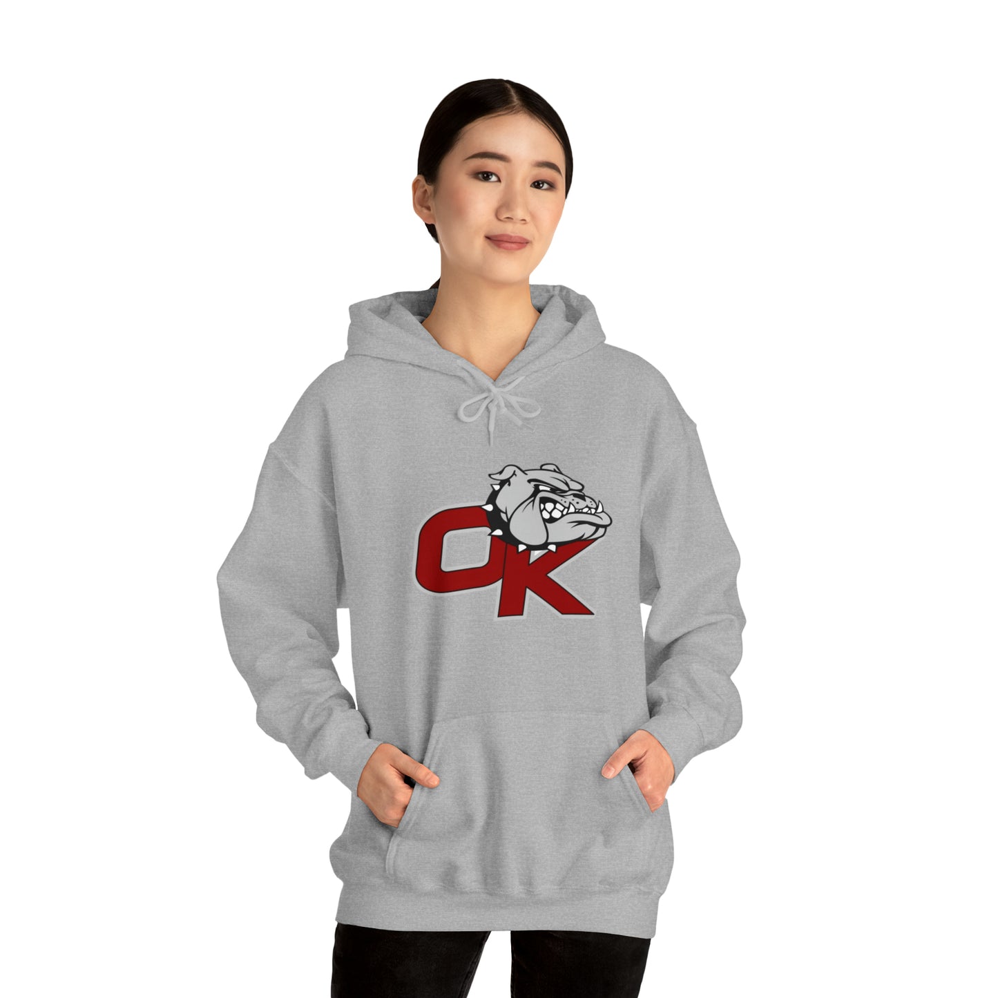 OK BULLDOGS-Unisex Heavy Blend™ Hooded Sweatshirt