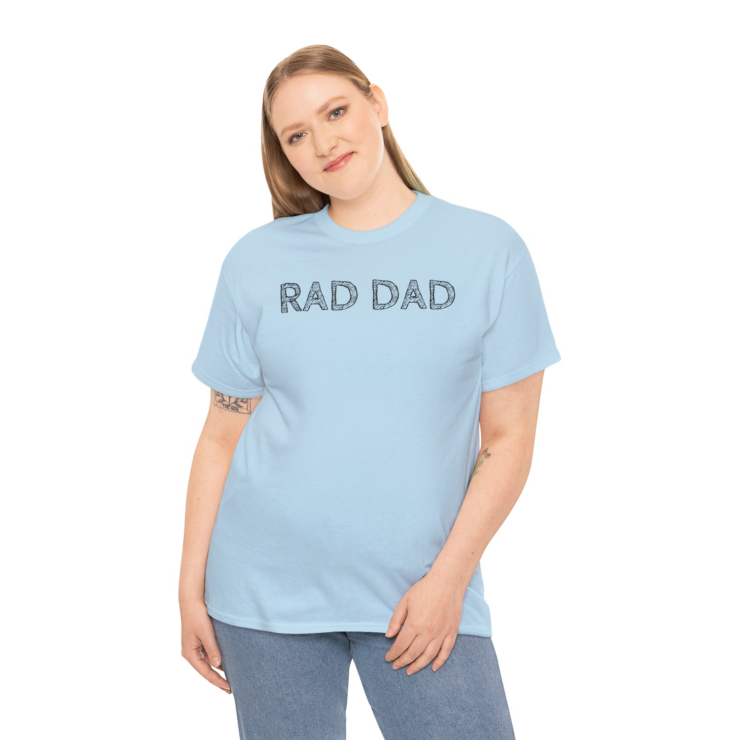 RAD DAD TEE-Unisex Heavy Cotton Tee