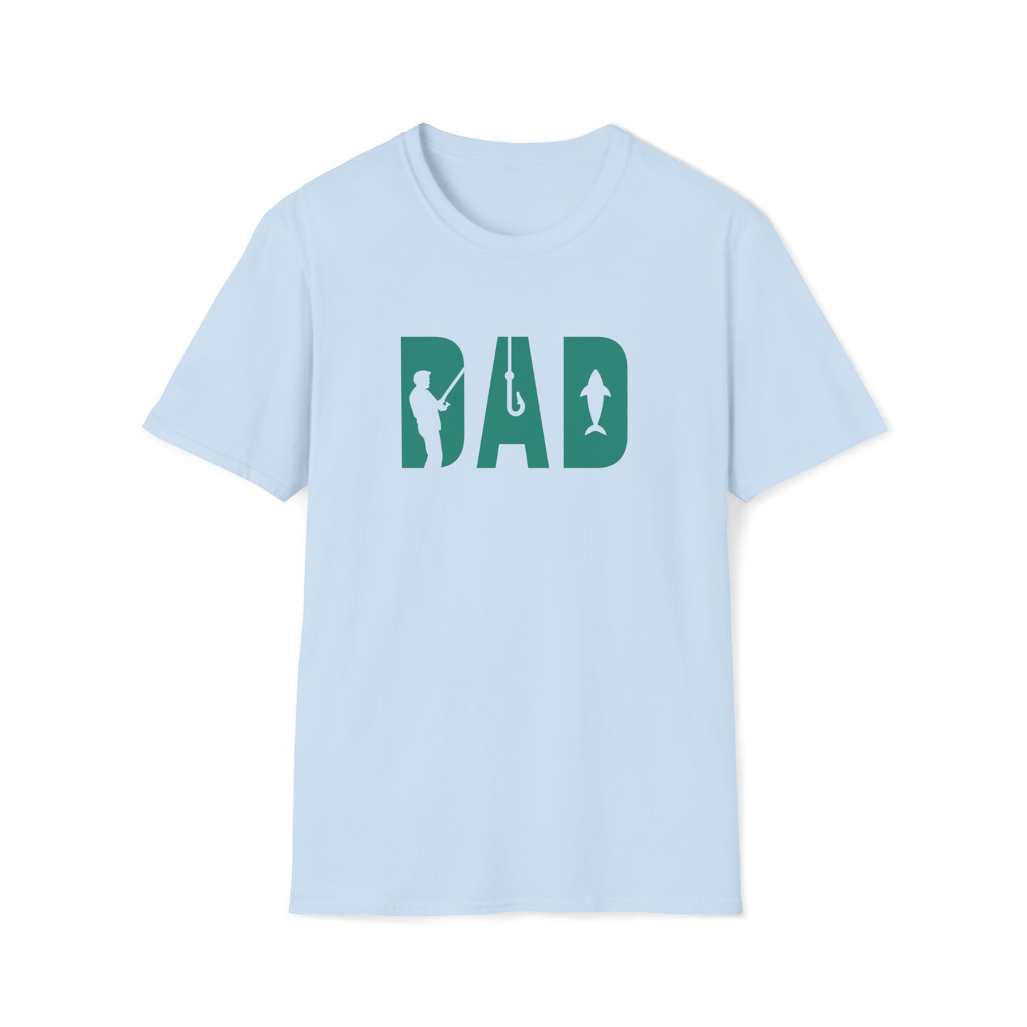 DAD FISH TEE-Unisex Softstyle T-Shirt