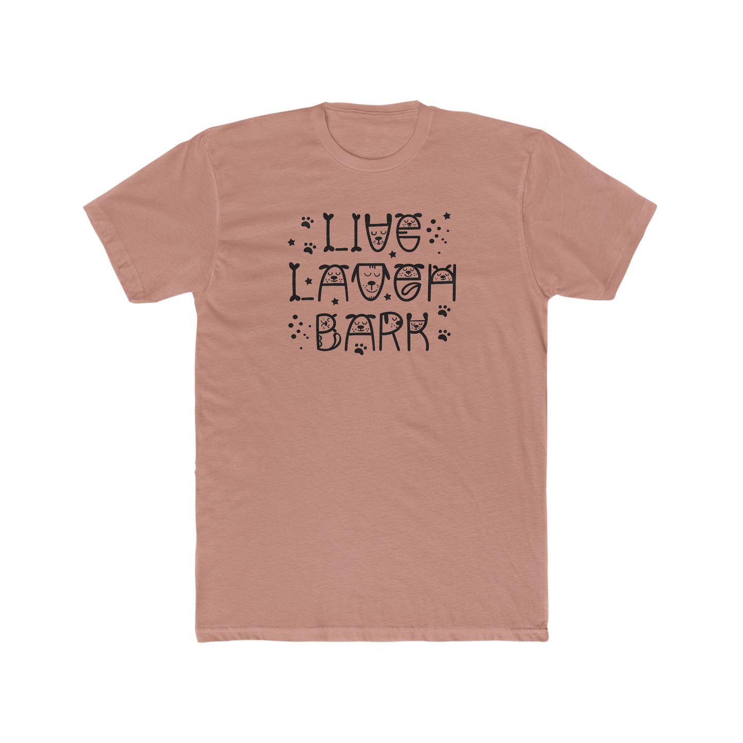 LIVE-LOVE-BARK TEE-ALL PROCEEDS DONATED TO ANIMAL RESCUE!