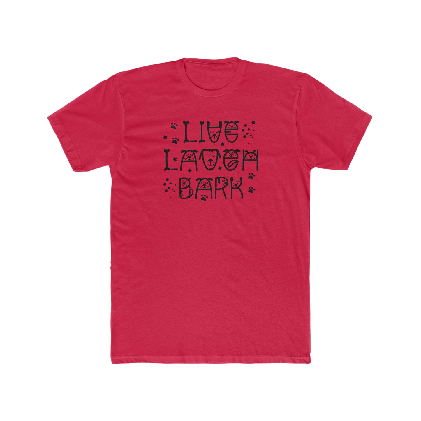 LIVE-LOVE-BARK TEE-ALL PROCEEDS DONATED TO ANIMAL RESCUE!