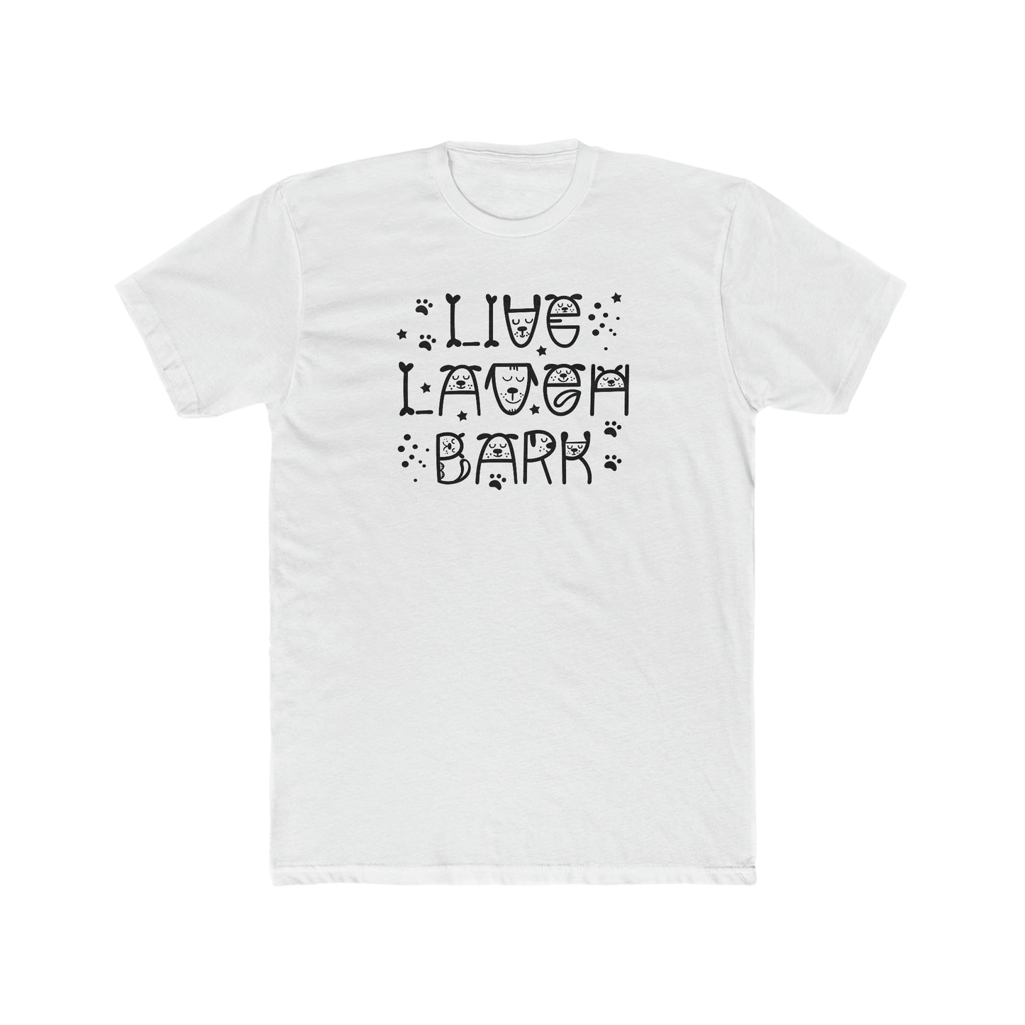 LIVE-LOVE-BARK TEE-ALL PROCEEDS DONATED TO ANIMAL RESCUE!