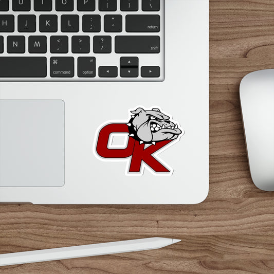 OK BULLDOGS Die-Cut Stickers