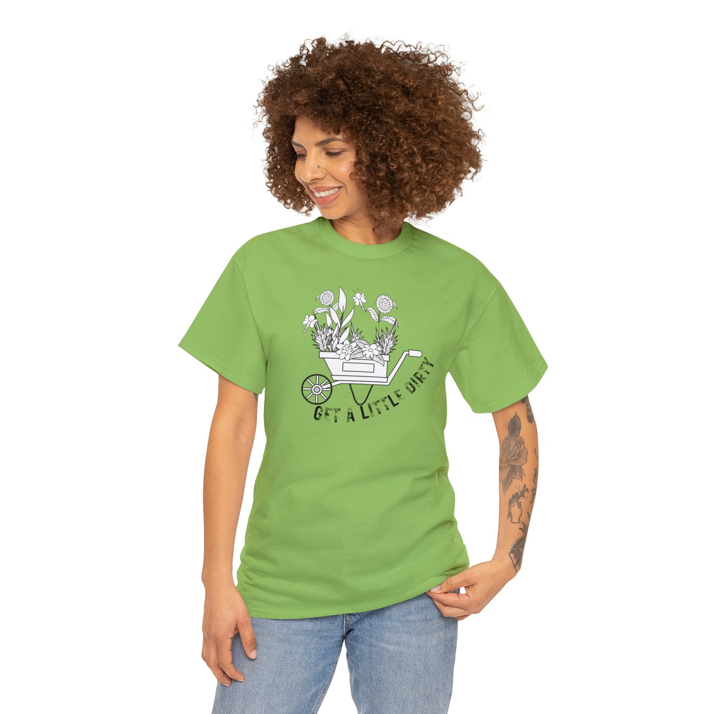 GARDEN GET DIRTY TEE-Unisex Heavy Cotton Tee