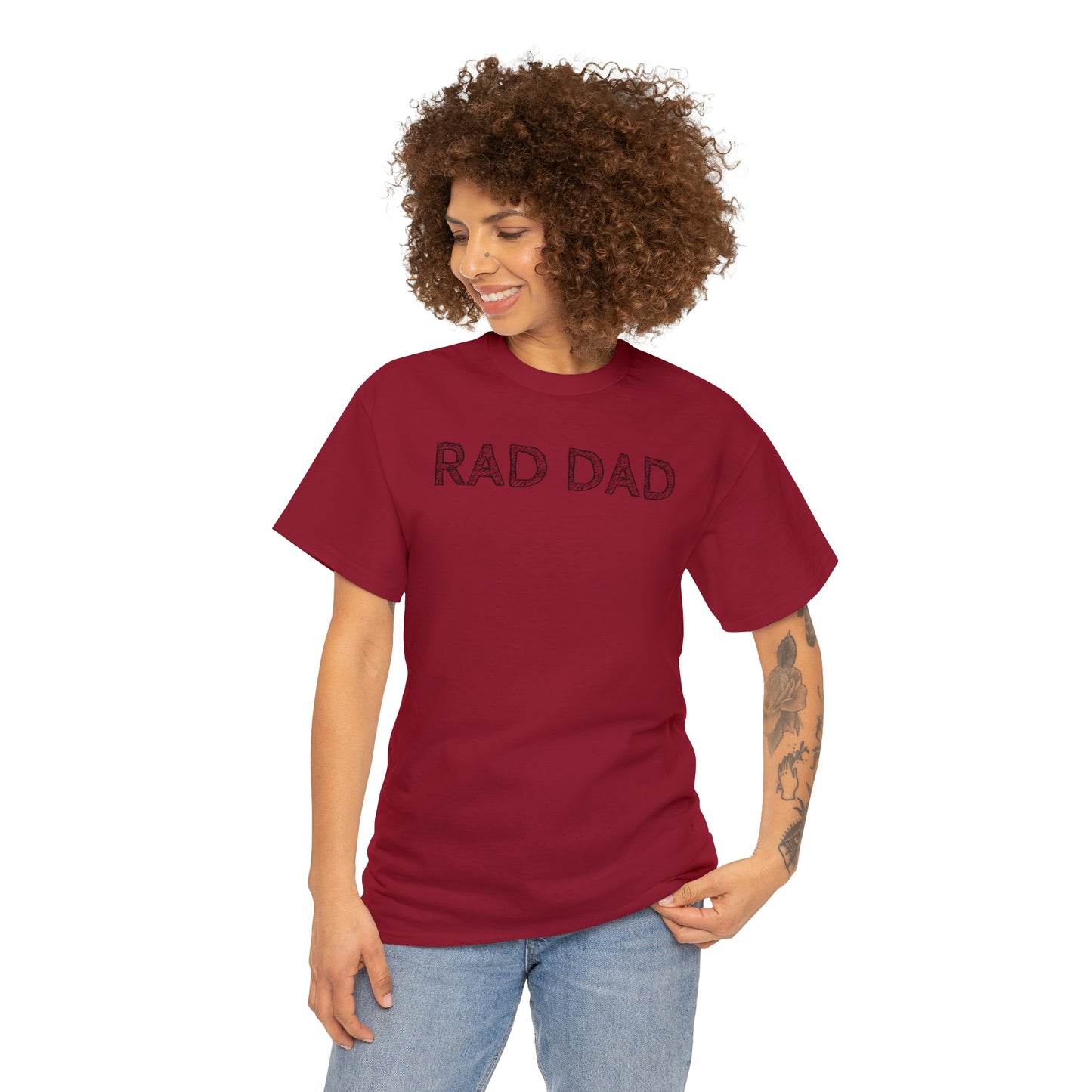 RAD DAD TEE-Unisex Heavy Cotton Tee