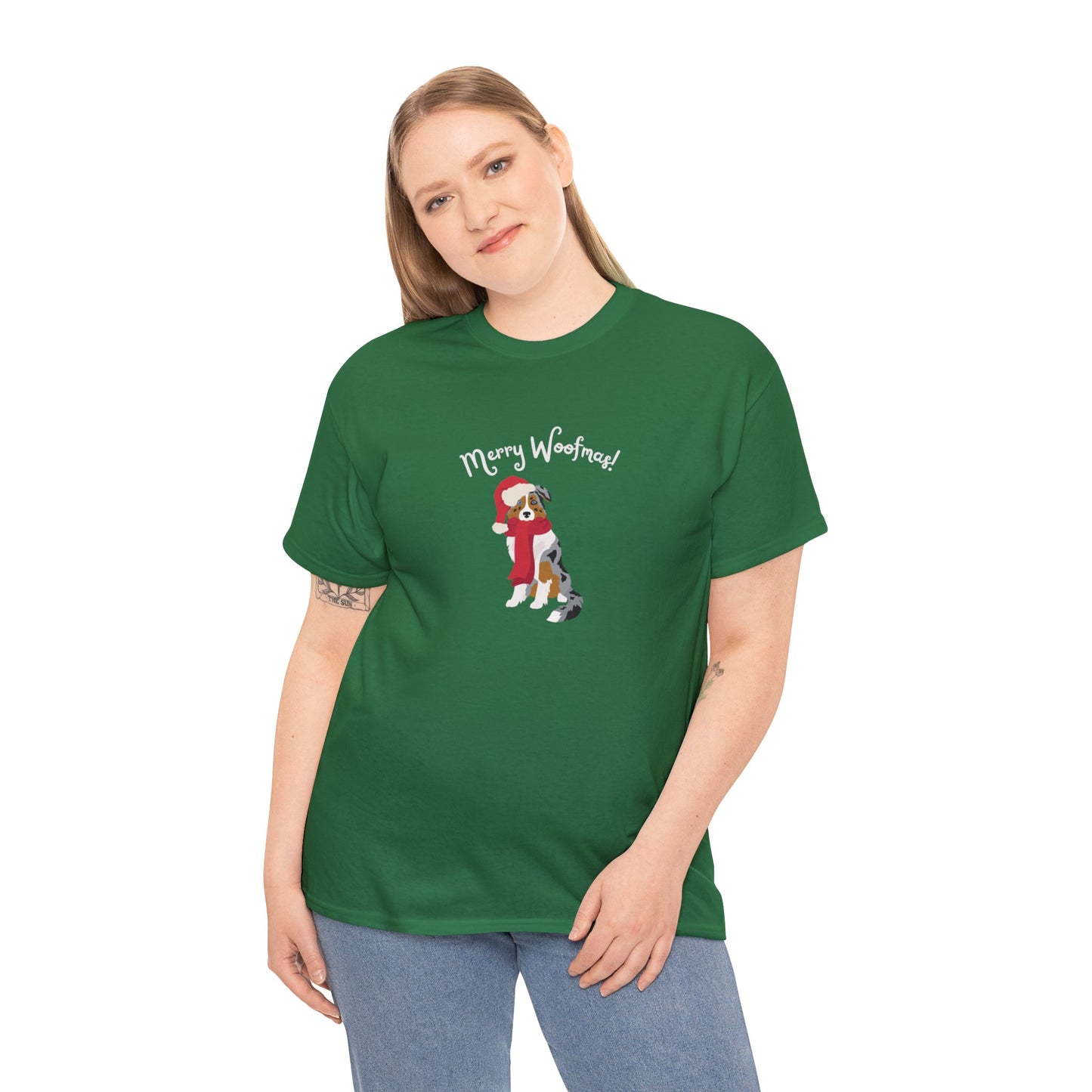 Merry Woofmas Heavy Cotton Tee