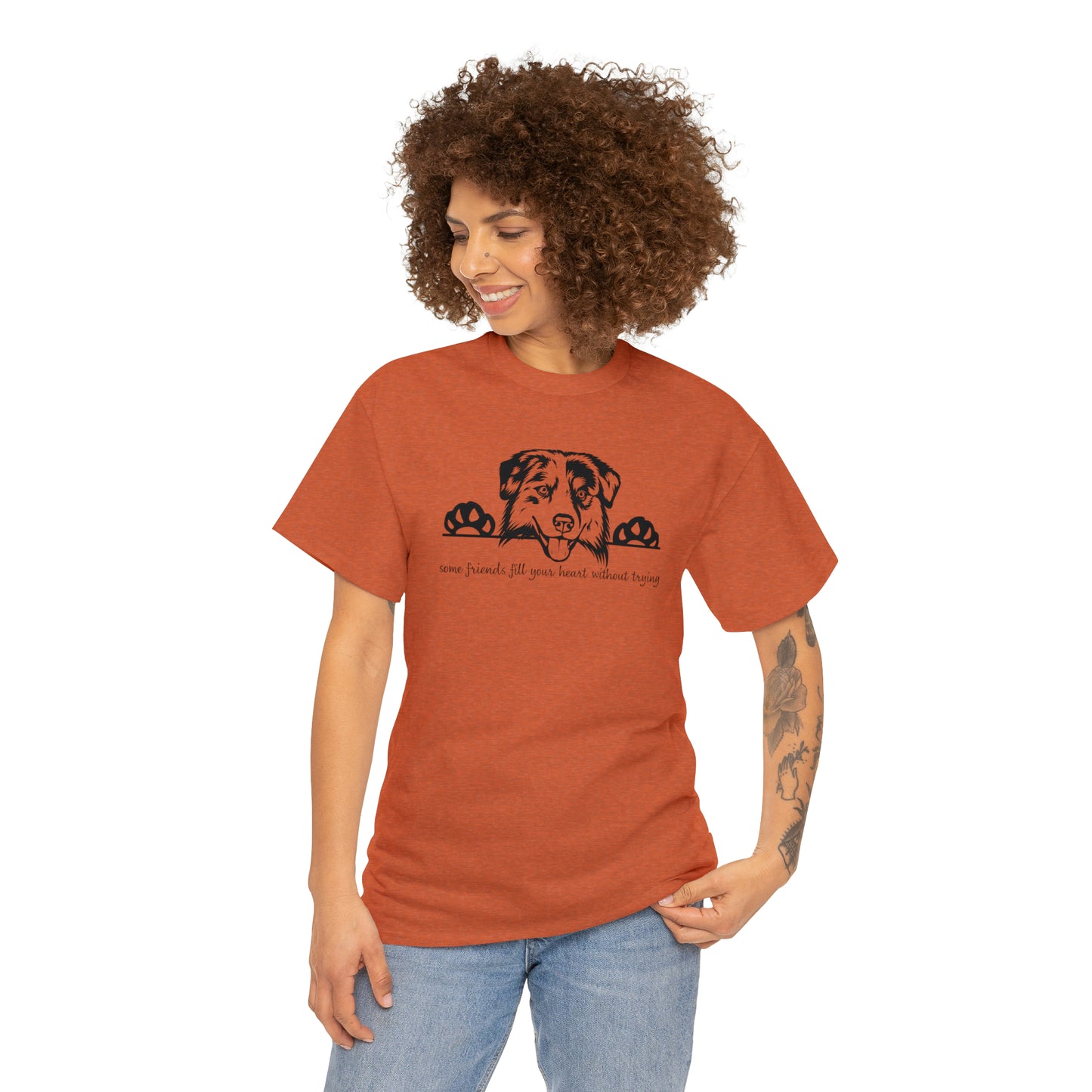 AUSSIE FRIENDS TEE--Unisex Heavy Cotton Tee