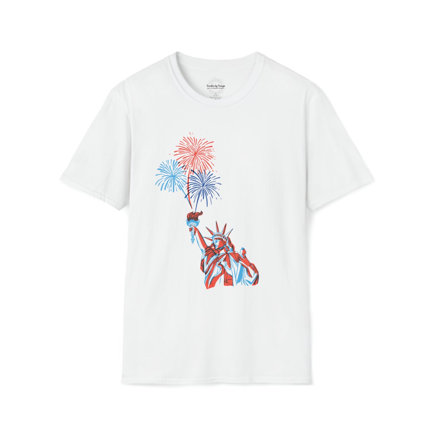 STATUE OF LIBERTY TEE-Unisex Softstyle T-Shirt