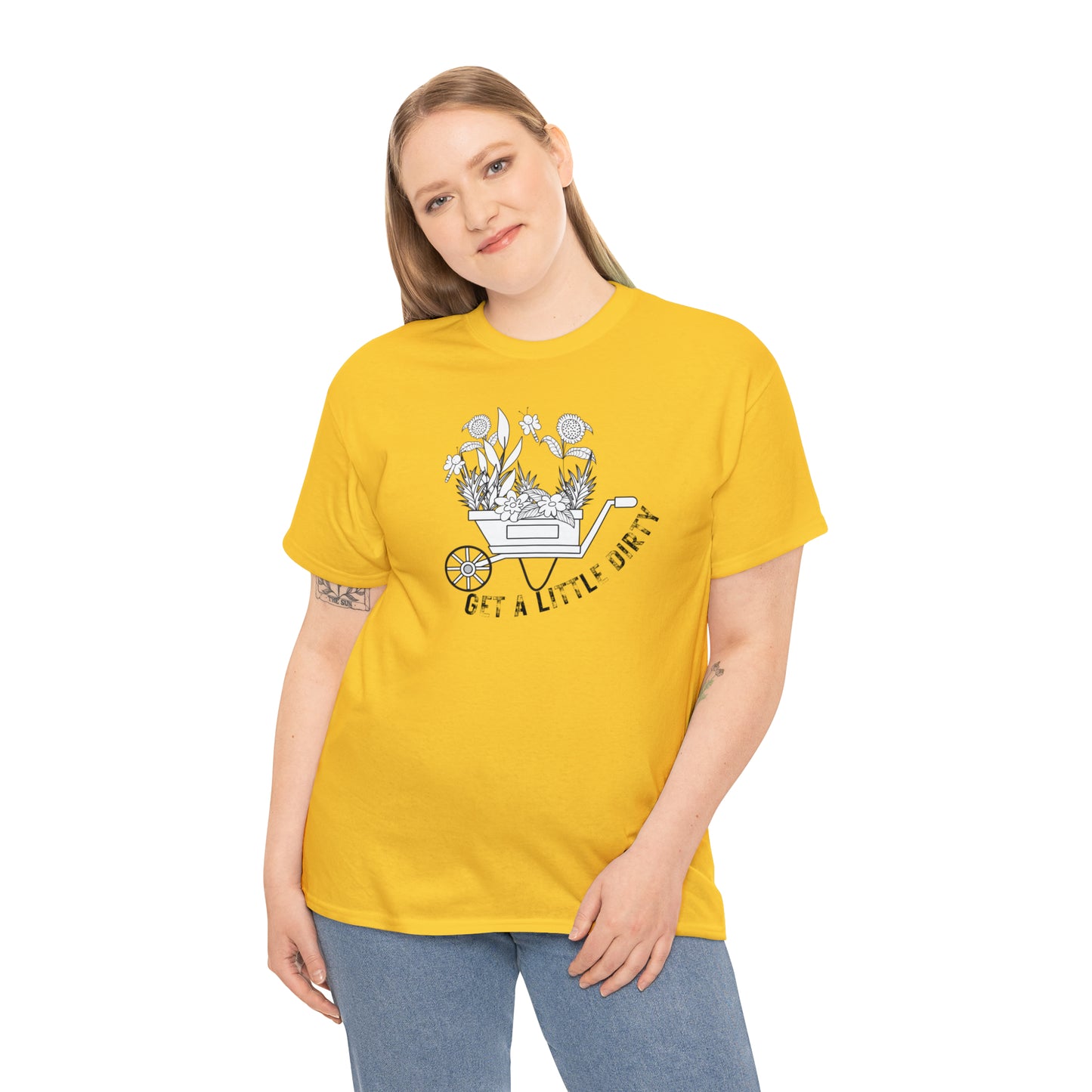 GARDEN GET DIRTY TEE-Unisex Heavy Cotton Tee