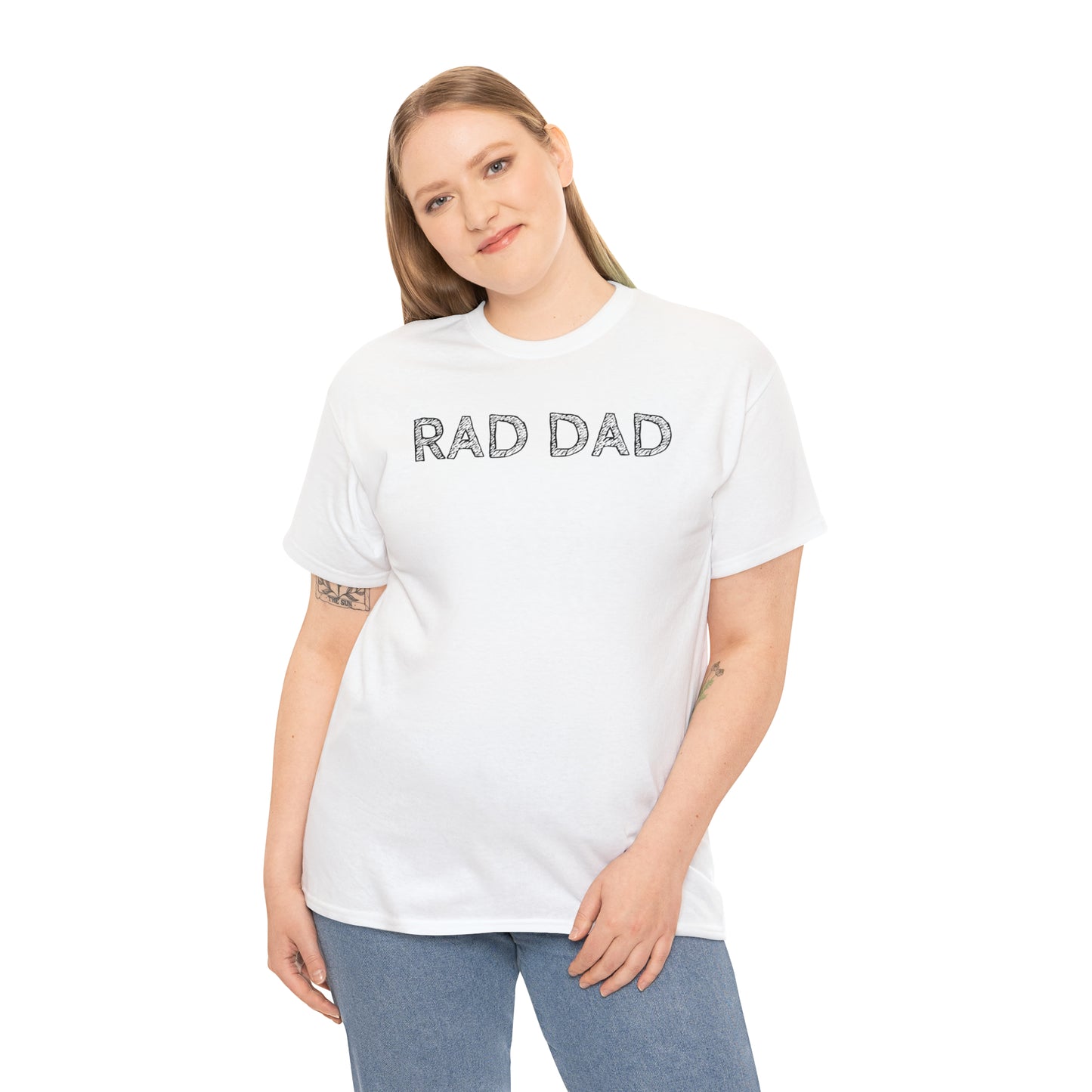 RAD DAD TEE-Unisex Heavy Cotton Tee