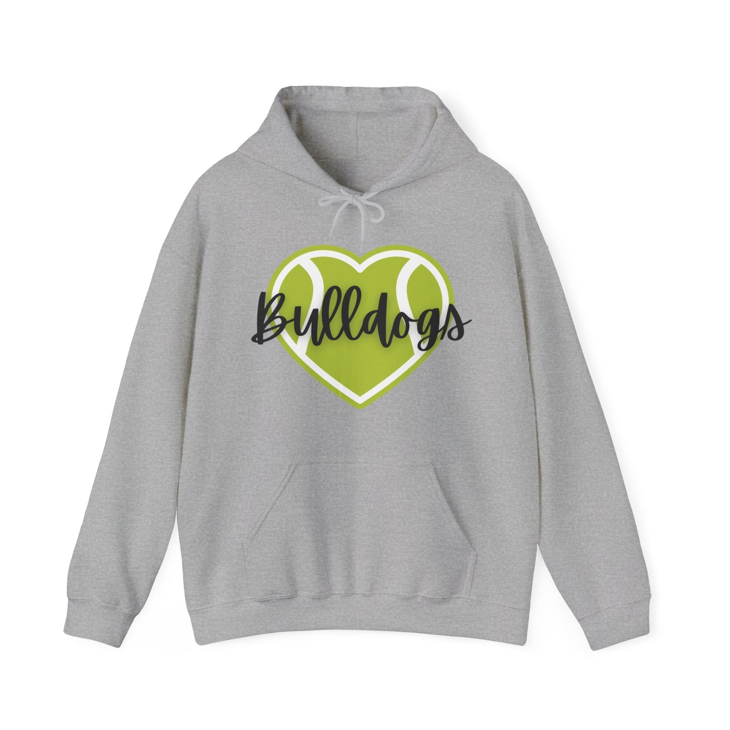 BULLDOGS TENNIS HEART Hoodie