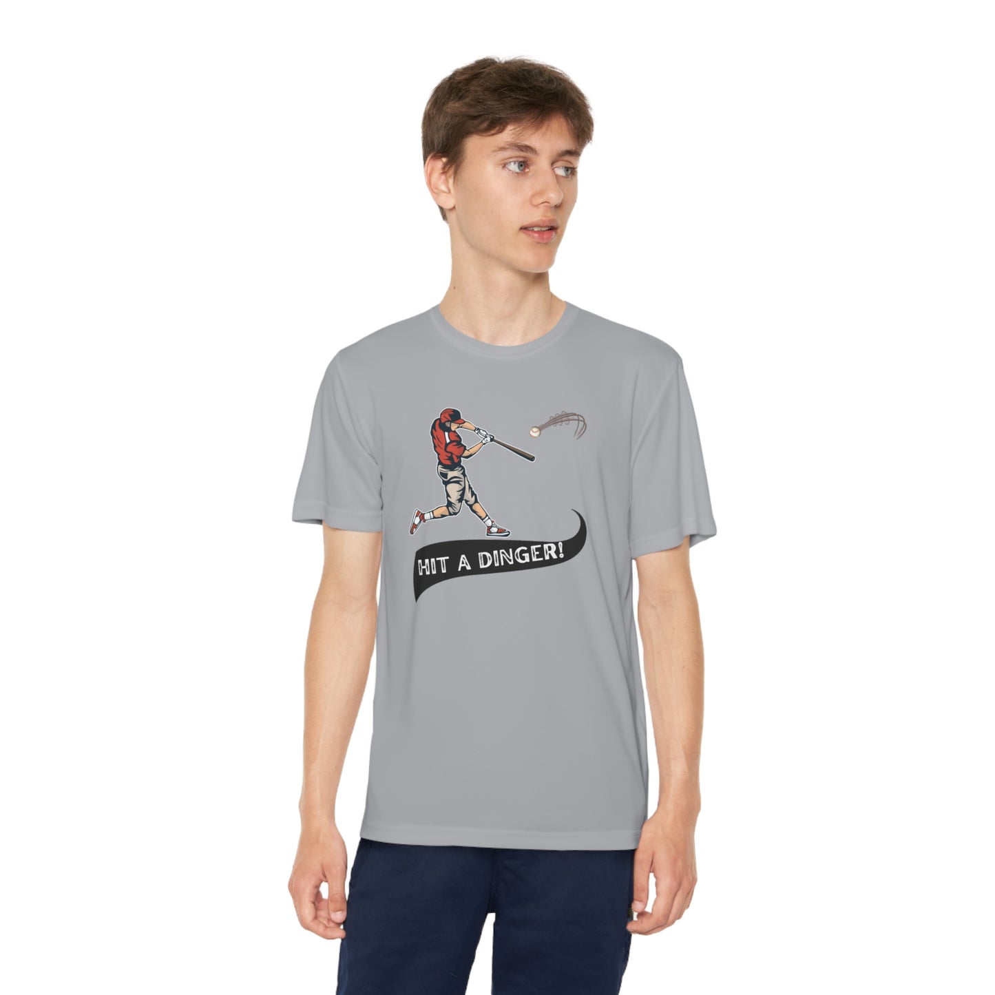 HIT A DINGER TEE--Youth Competitor Tee