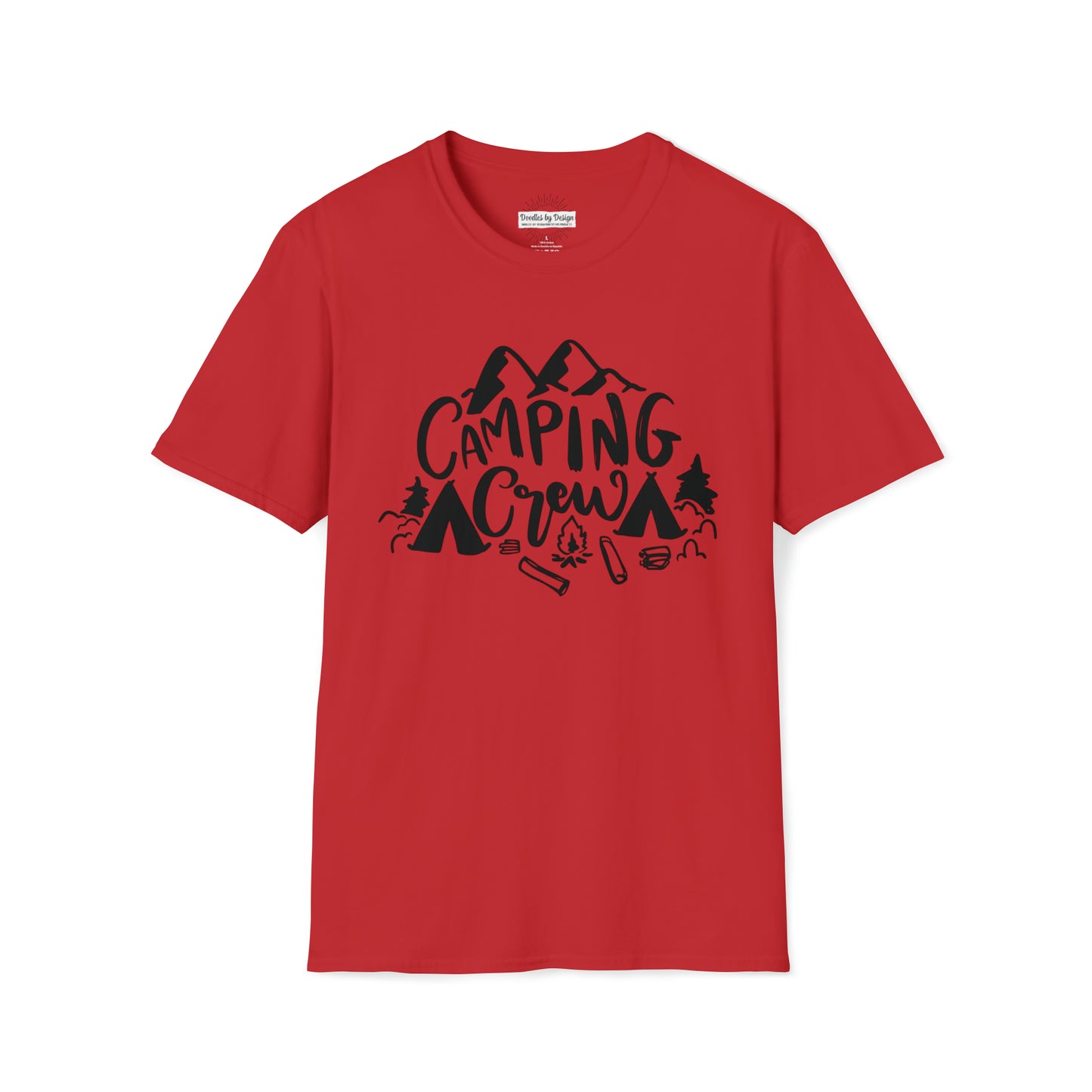 CAMPING CREW TEE-Unisex Softstyle T-Shirt