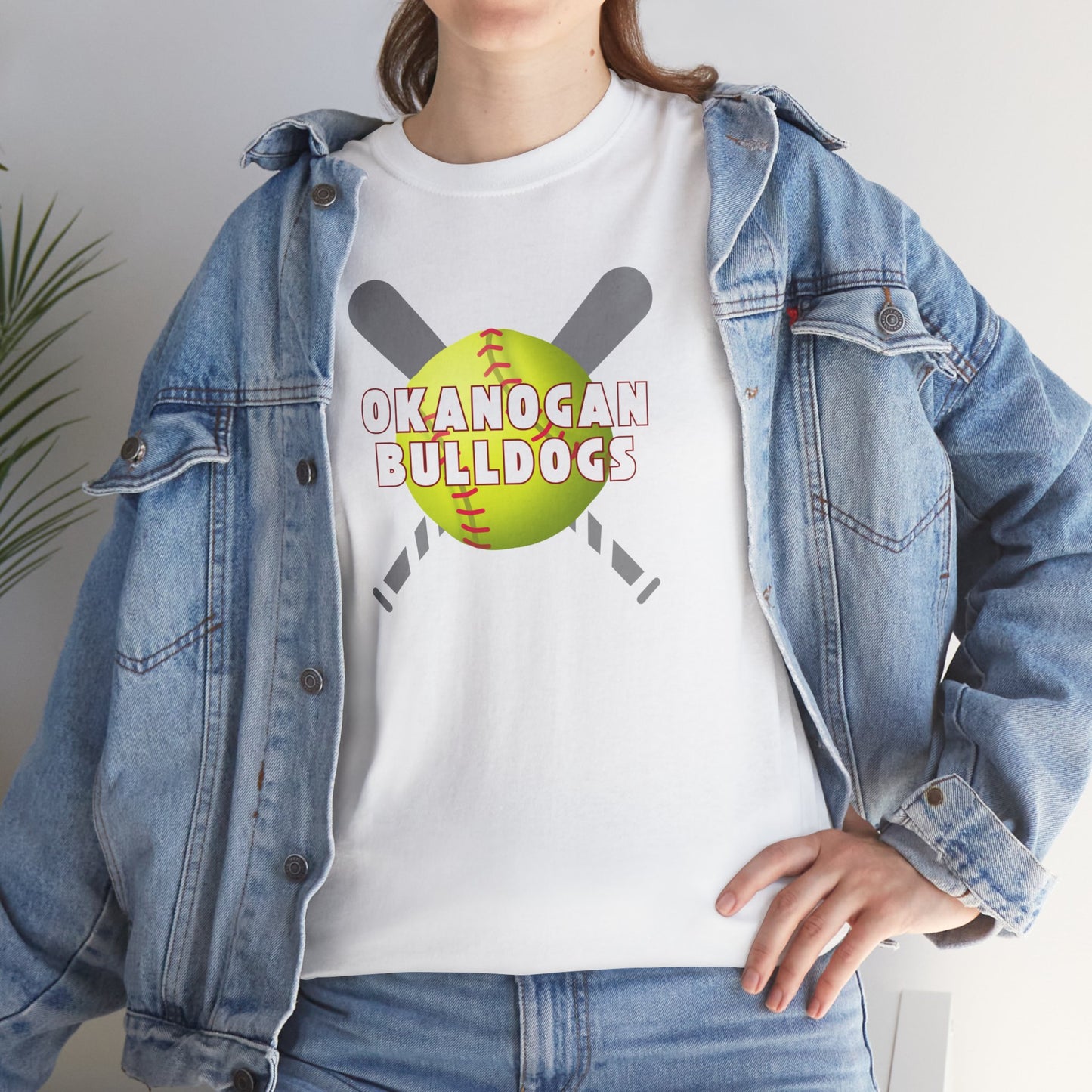 OKANOGAN SOFTBALL-Unisex Heavy Cotton Tee