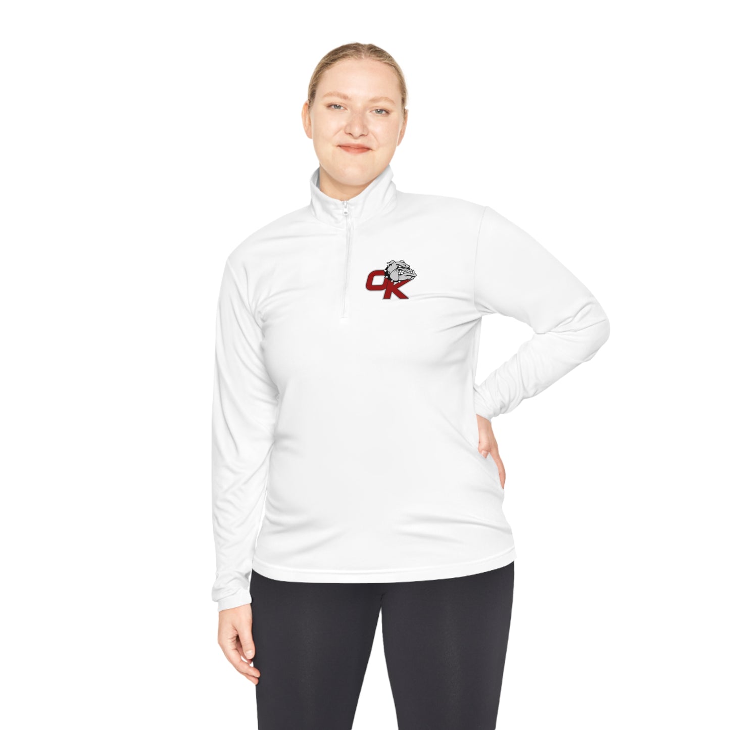 OK BULLDOGS Unisex Quarter-Zip Pullover