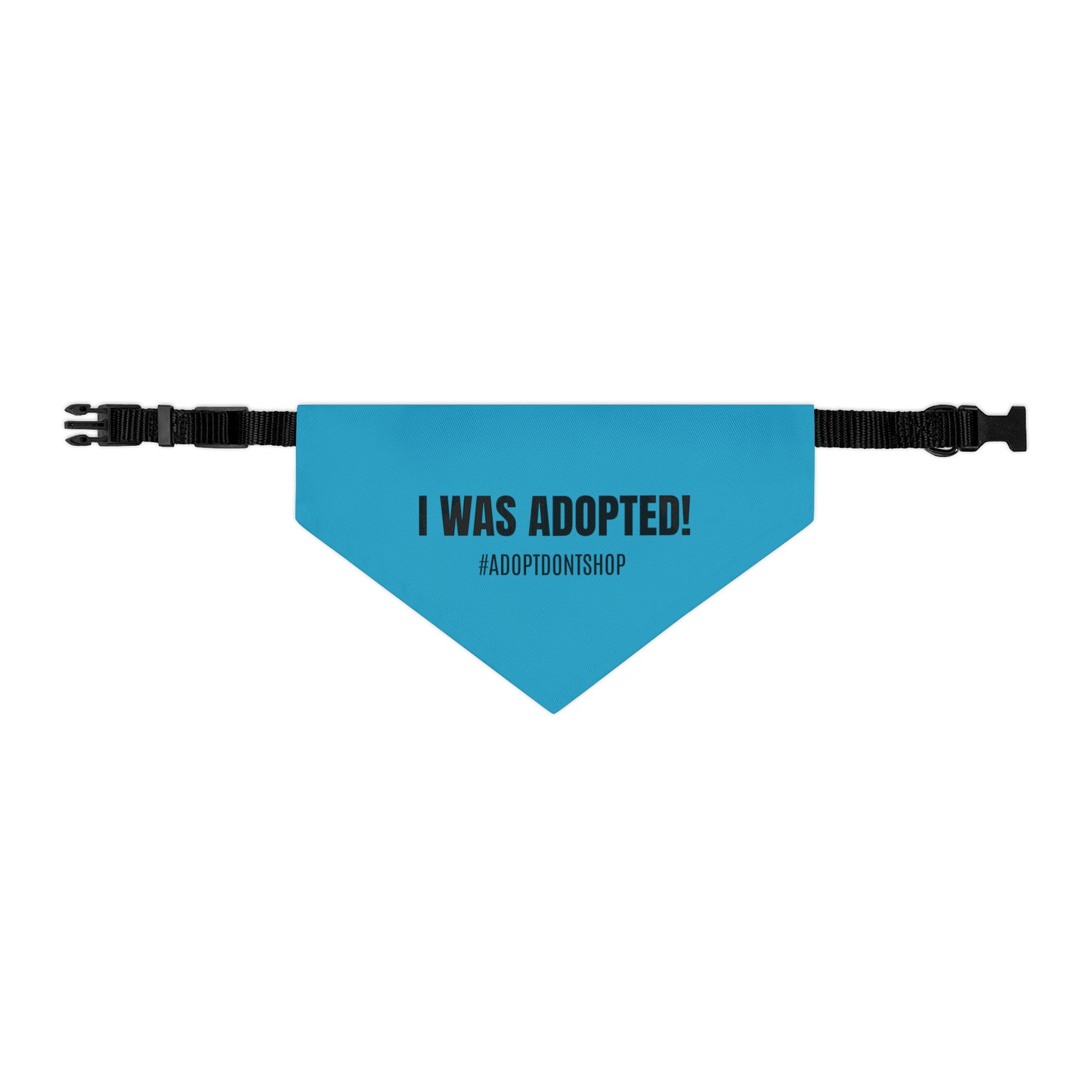 I WAS ADOPTED! Pet Bandana Collar