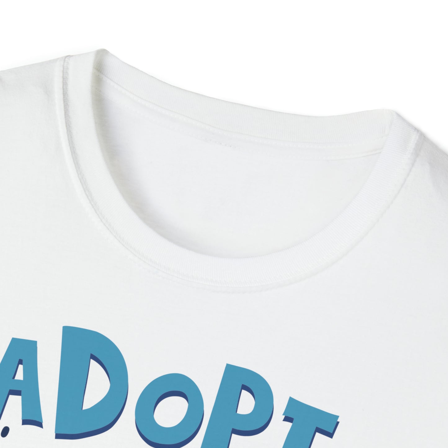 ADOPT DONT SHOP TEE-ALL PROCEEDS DONATED TO ANIMAL RESCUE!