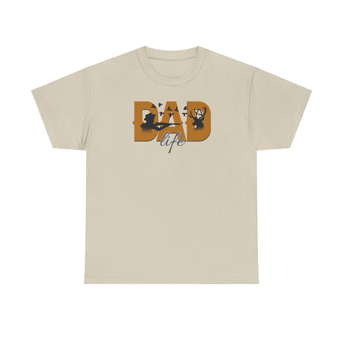 DAD LIFE HUNTING TEE-Unisex Heavy Cotton Tee