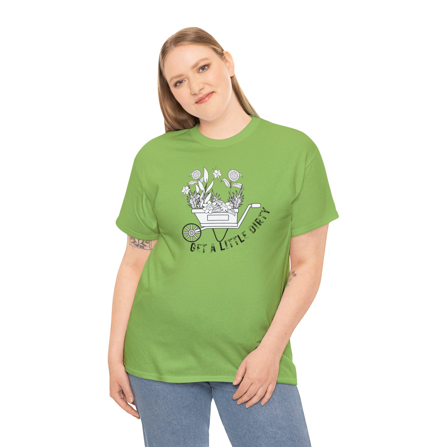 GARDEN GET DIRTY TEE-Unisex Heavy Cotton Tee