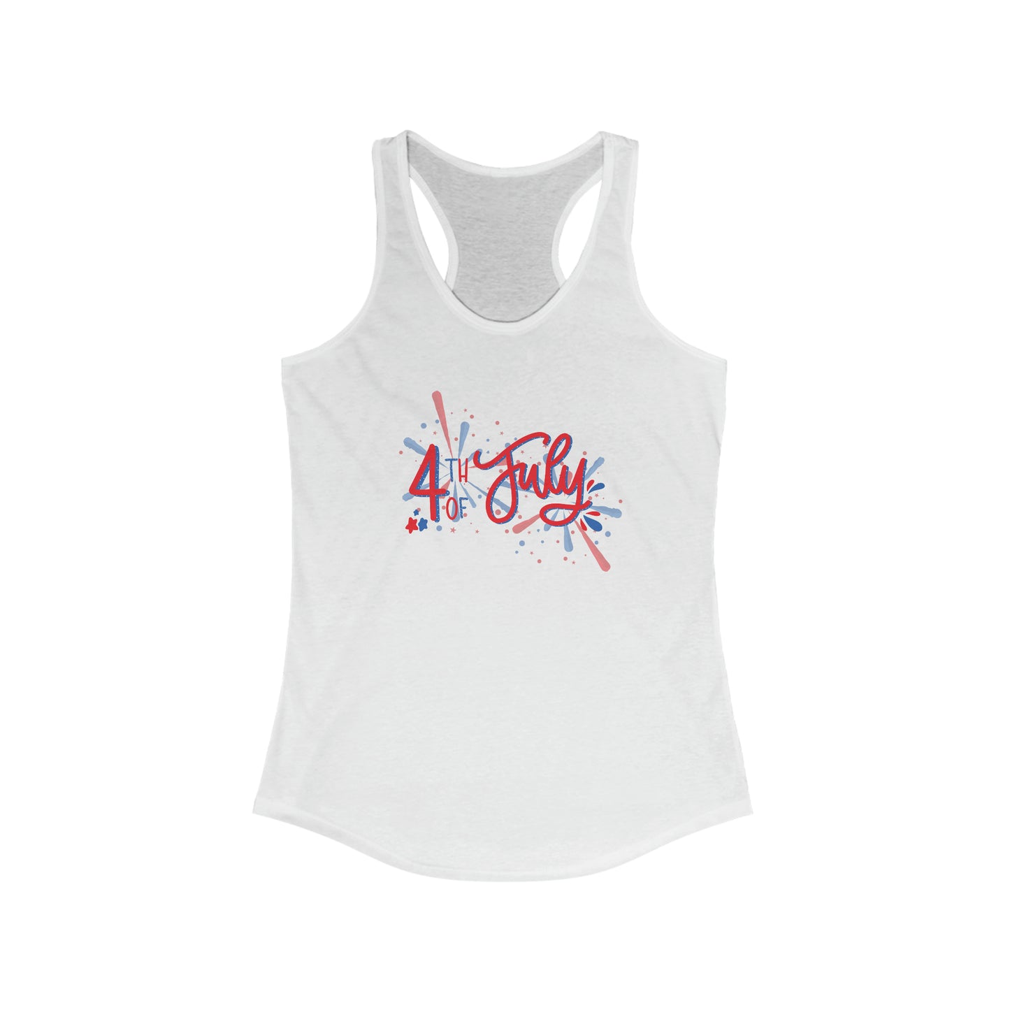 4TH TANK-Women's Ideal Racerback Tank