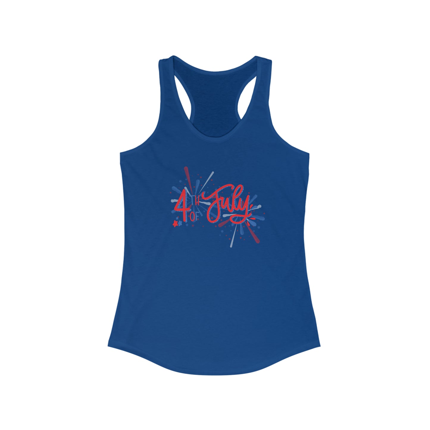 4TH TANK-Women's Ideal Racerback Tank