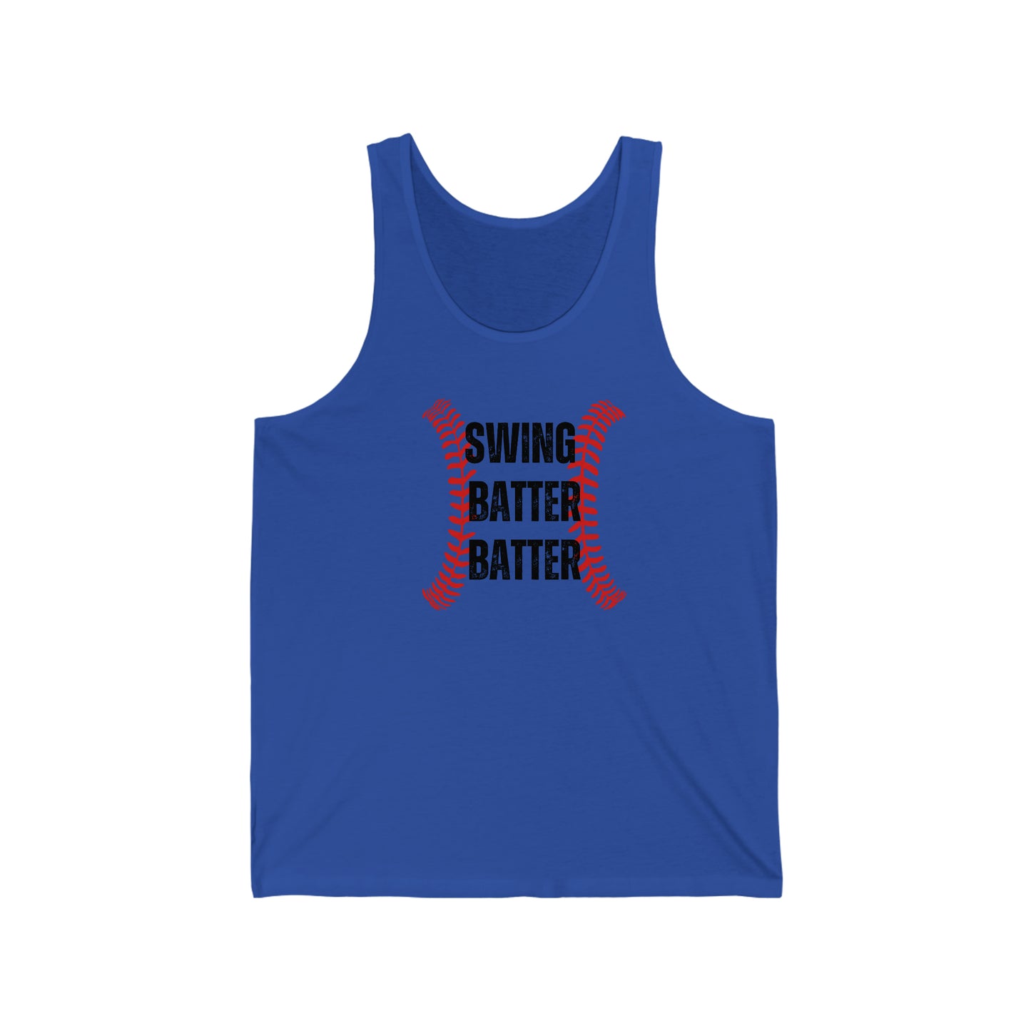 SWING BATTER TANK-Unisex Jersey Tank