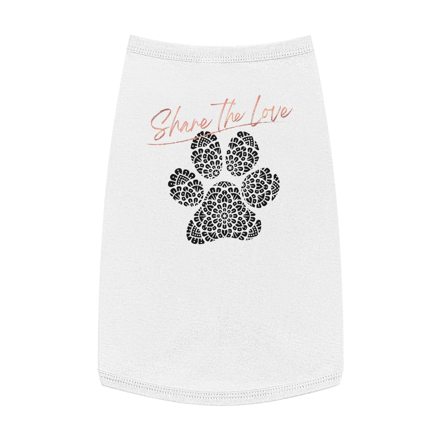 SHARE THE LOVE-PAW-Pet Tank Top