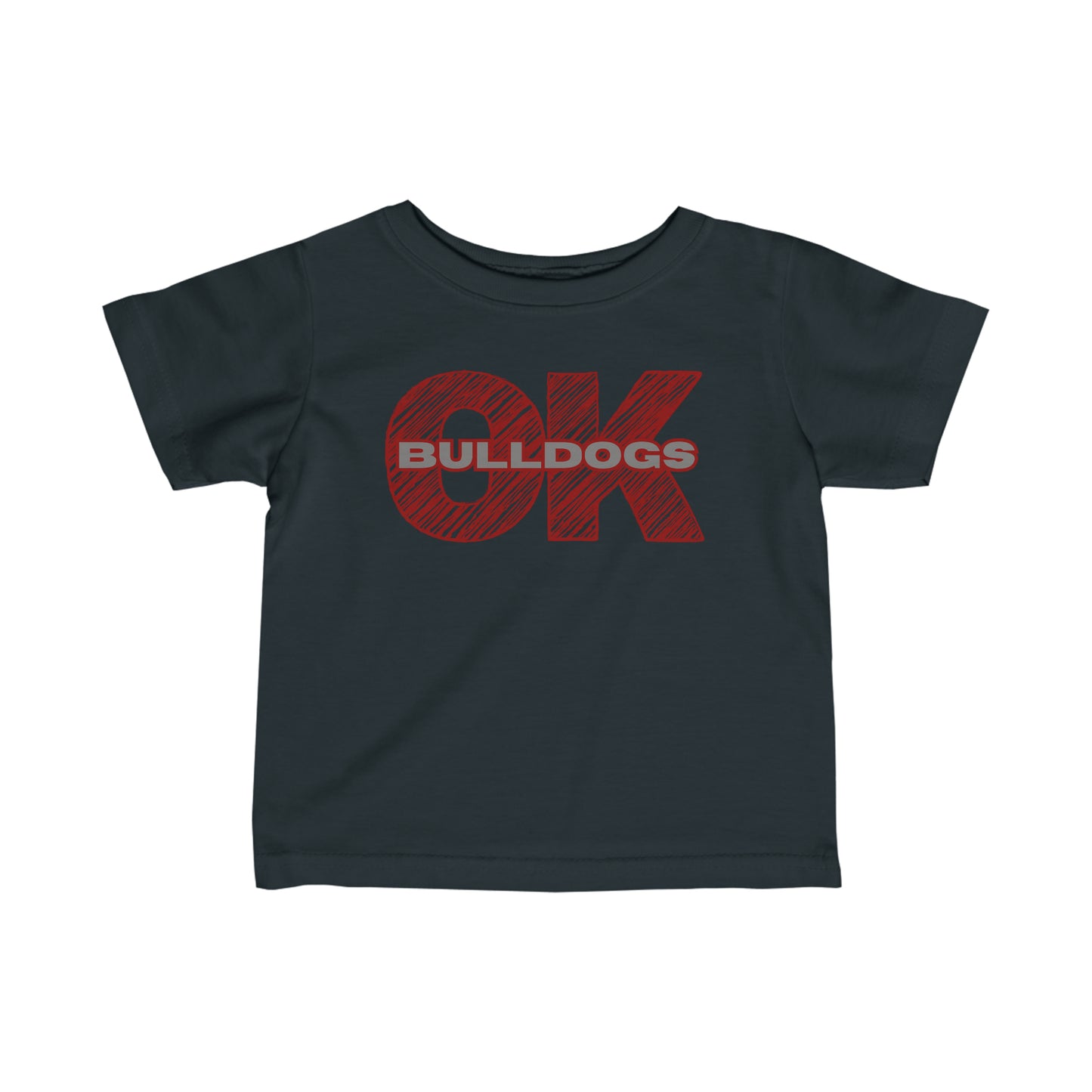 OK BULLDOGS BABY TEE-Infant Fine Jersey Tee