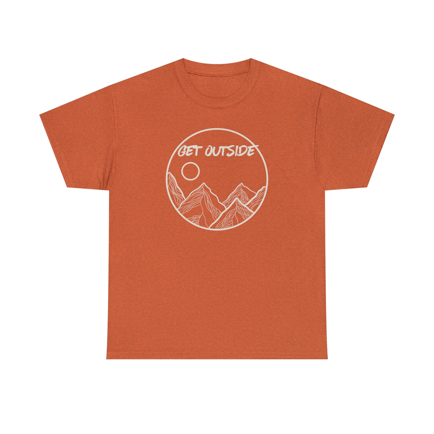 GET OUTSIDE TEE-Unisex Heavy Cotton Tee