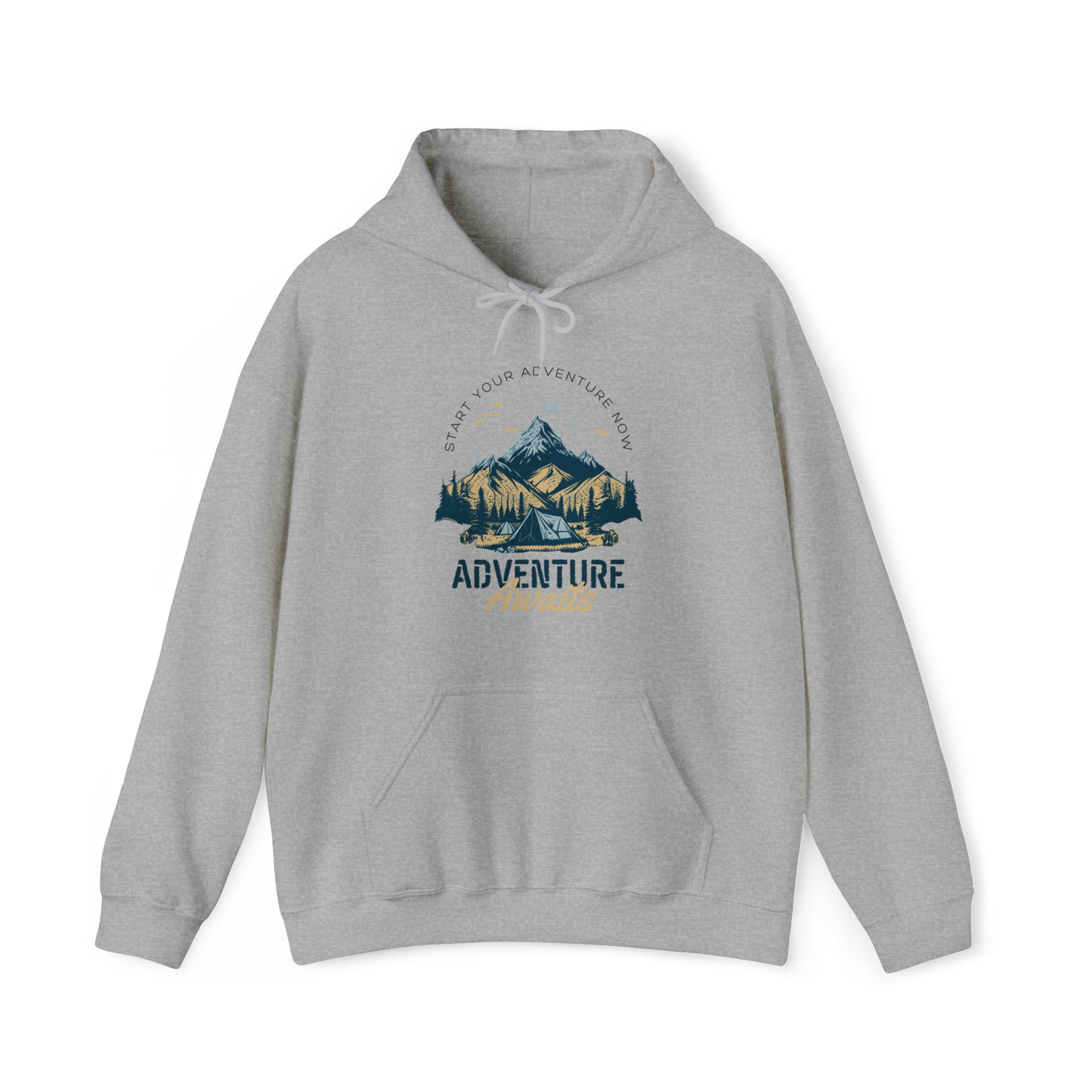 ADVENTURE AWAITS HOODIE-Unisex Heavy Blend™ Hooded Sweatshirt