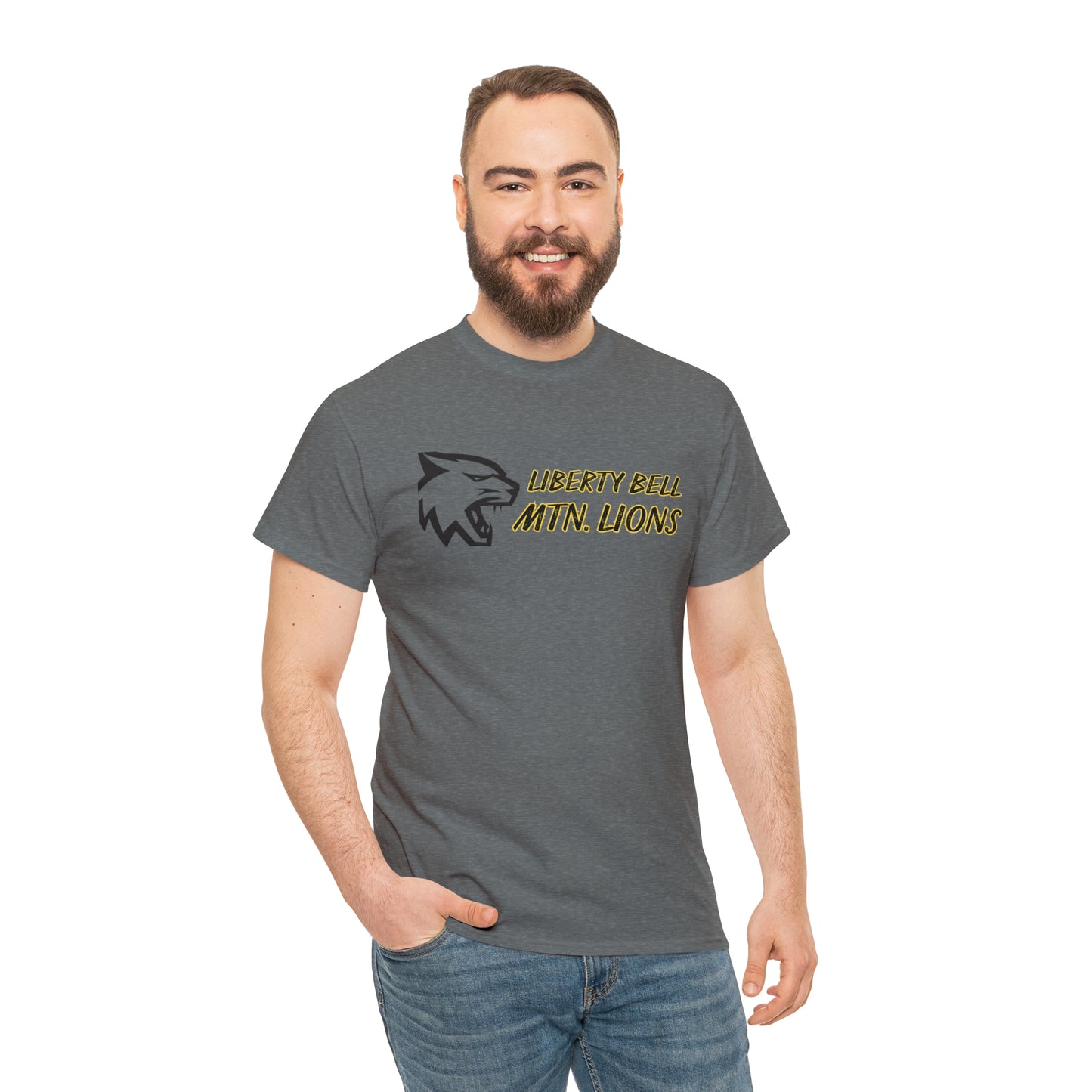 LIBERTY BELL MTN. LIONS-Unisex Heavy Cotton Tee