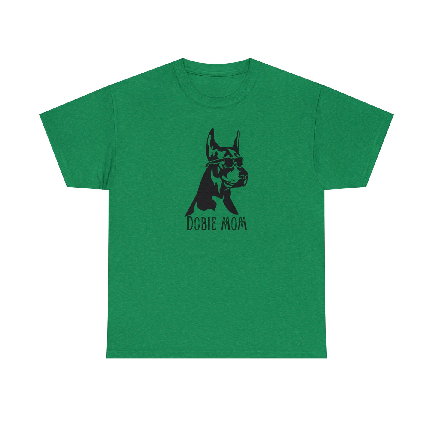 Dobie Mom Tee--Unisex Heavy Cotton Tee